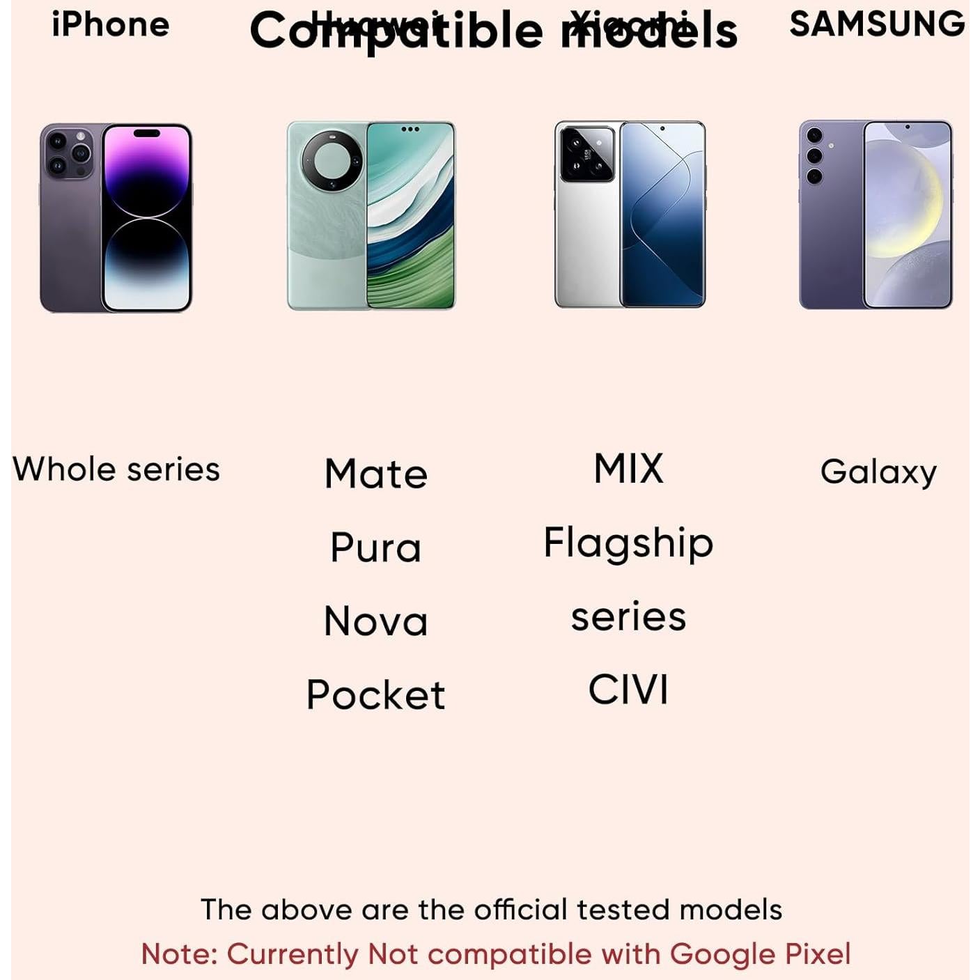 Pantalla Monitor Selfie COKAIYI Rosa 4K 30fps Inalámbrica