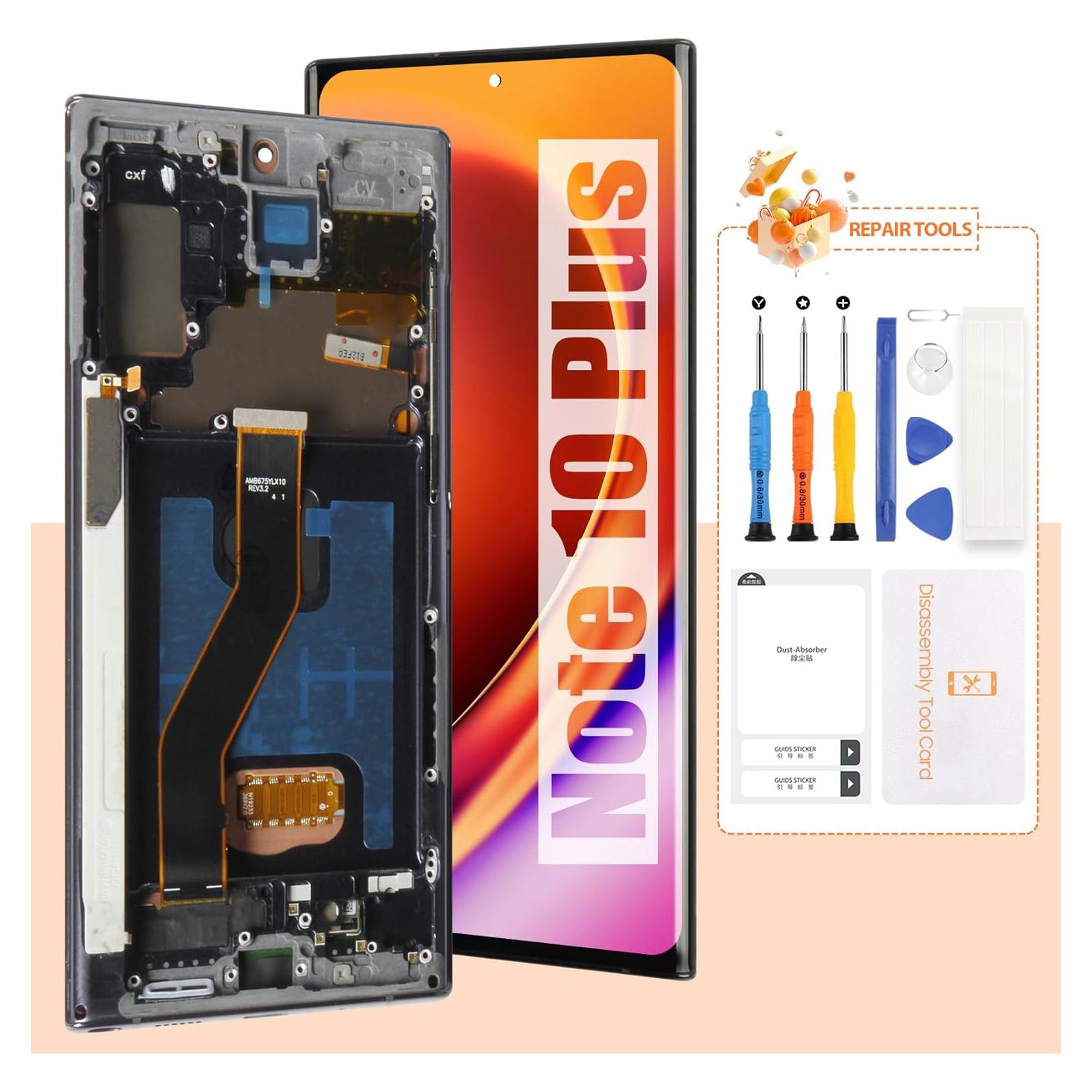 Pantalla OLED Samsung Galaxy Note 10 Plus SM-N975U con marco