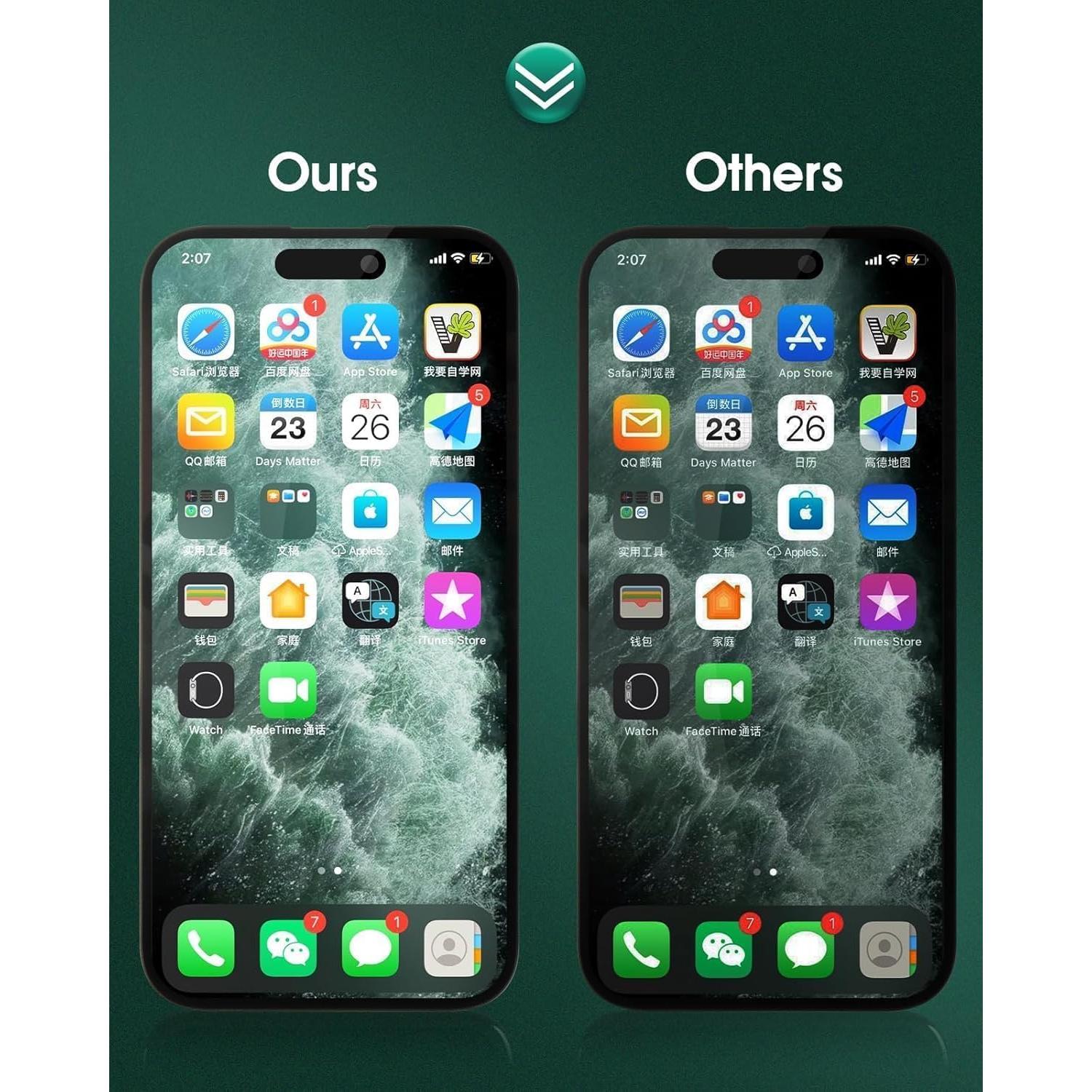 Reemplazo Pantalla Táctil LCD iPhone 15 SRJTEK 6.1" Negro