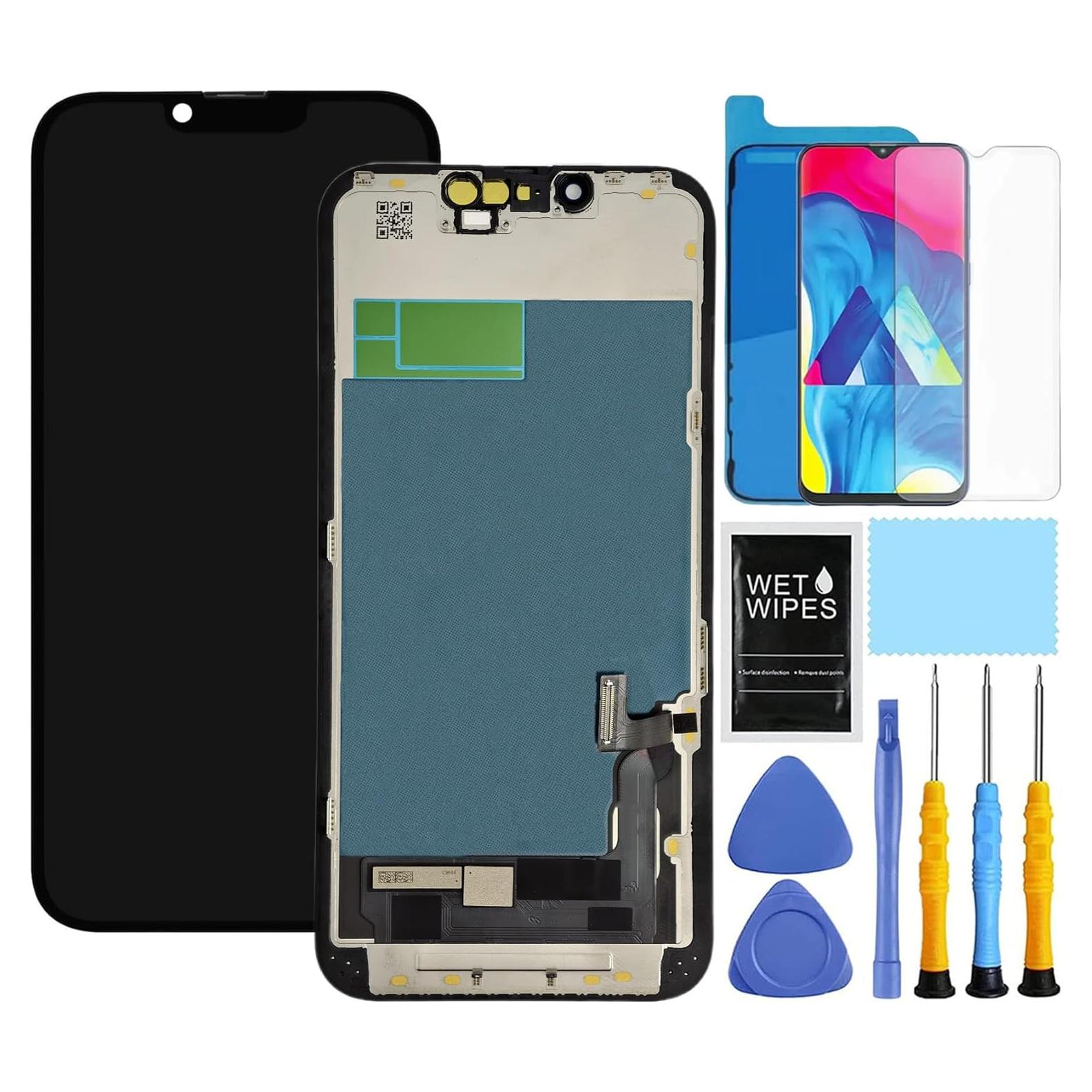 Reemplazo Pantalla LCD iPhone 13 ZTOOYO Negro con Herramientas