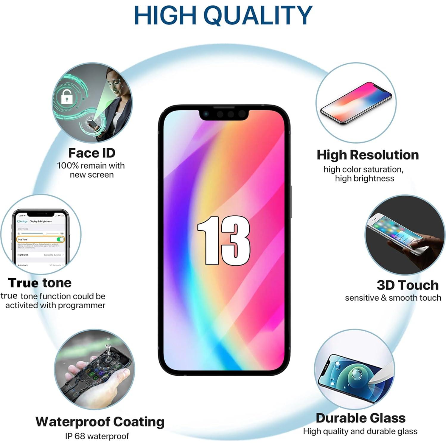 Reemplazo Pantalla LCD Full HD EXW para iPhone 13 6.1"