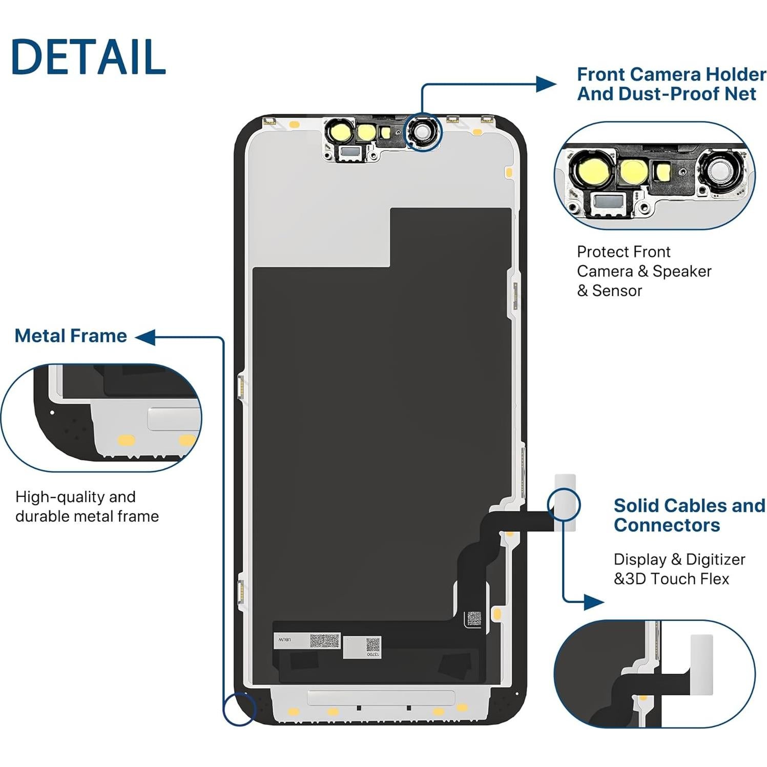 Reemplazo Pantalla LCD Full HD EXW para iPhone 13 6.1"