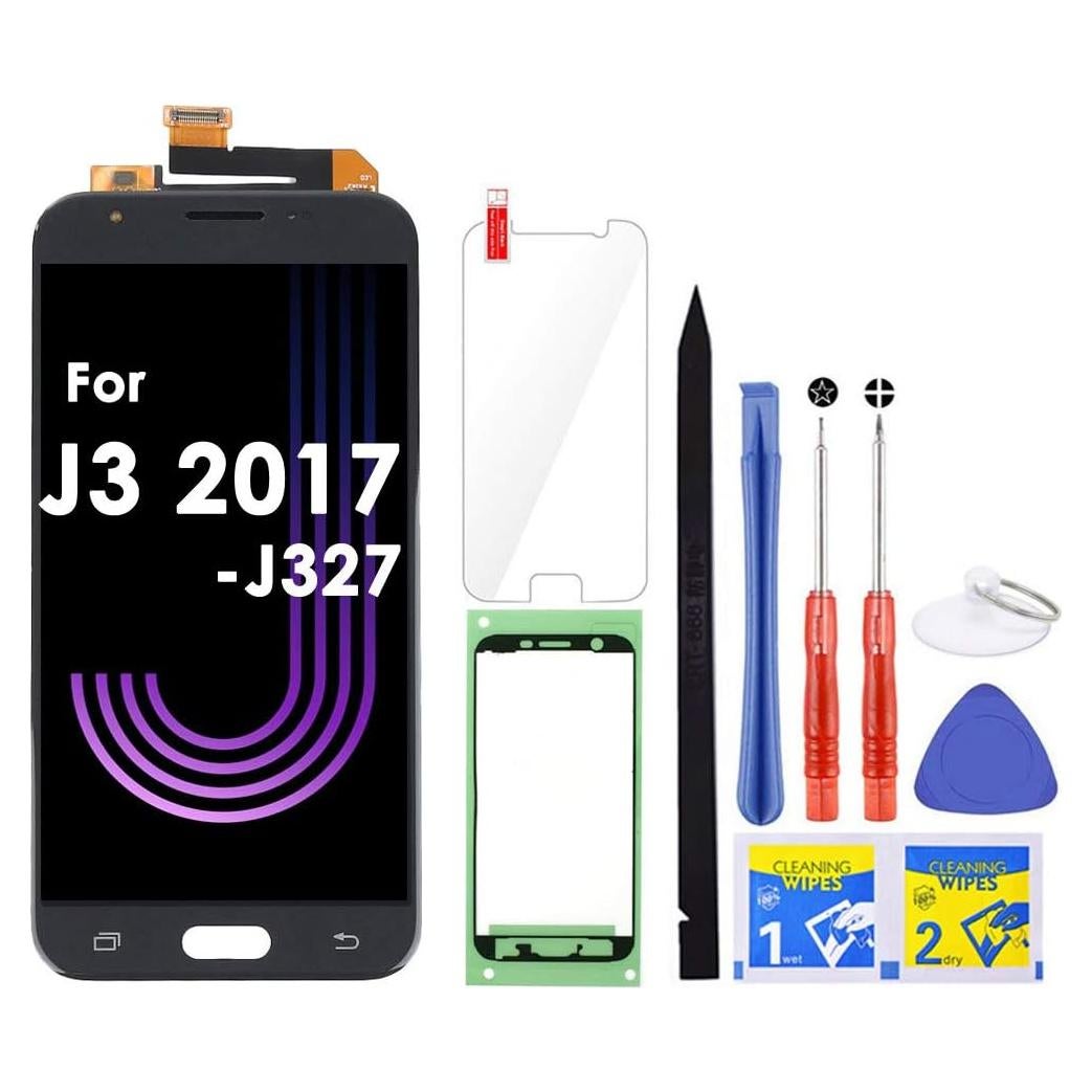 Reemplazo Pantalla LCD Táctil Negro para Samsung Galaxy J3 2017