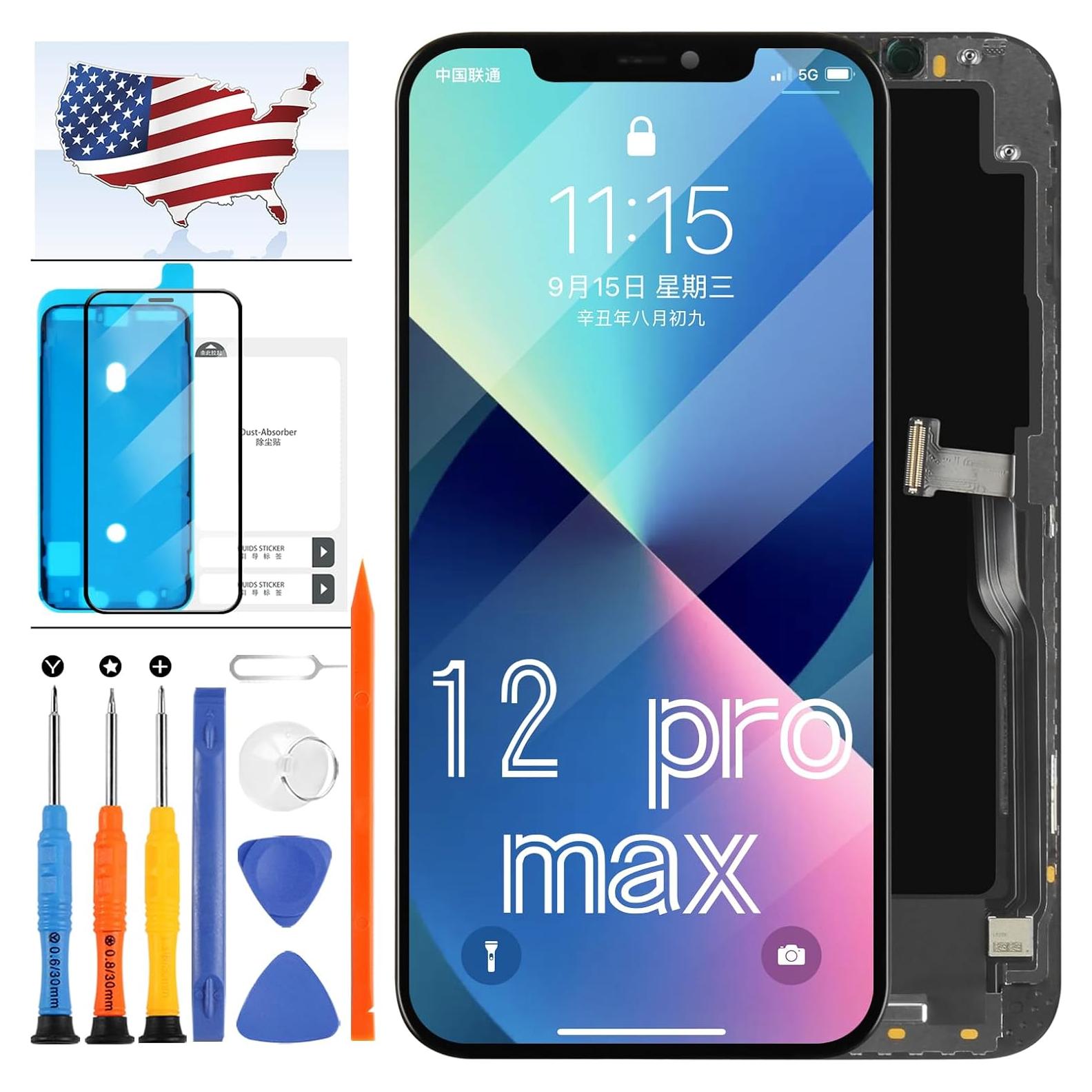 Reemplazo Pantalla LCD iPhone 12 Pro Max A2342 A2410 A2411 A2412