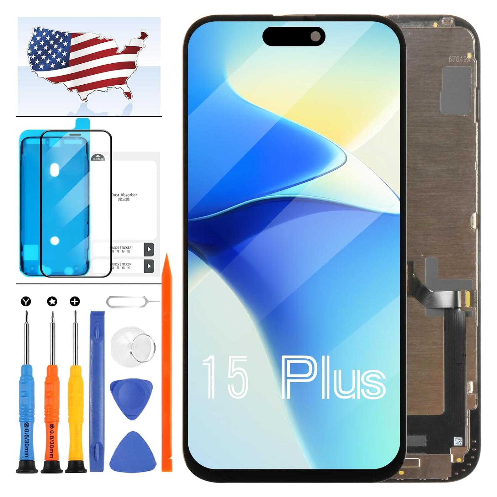 Pantalla LCD OLED A-MIND para iPhone 15 Plus 6.7" Reemplazo