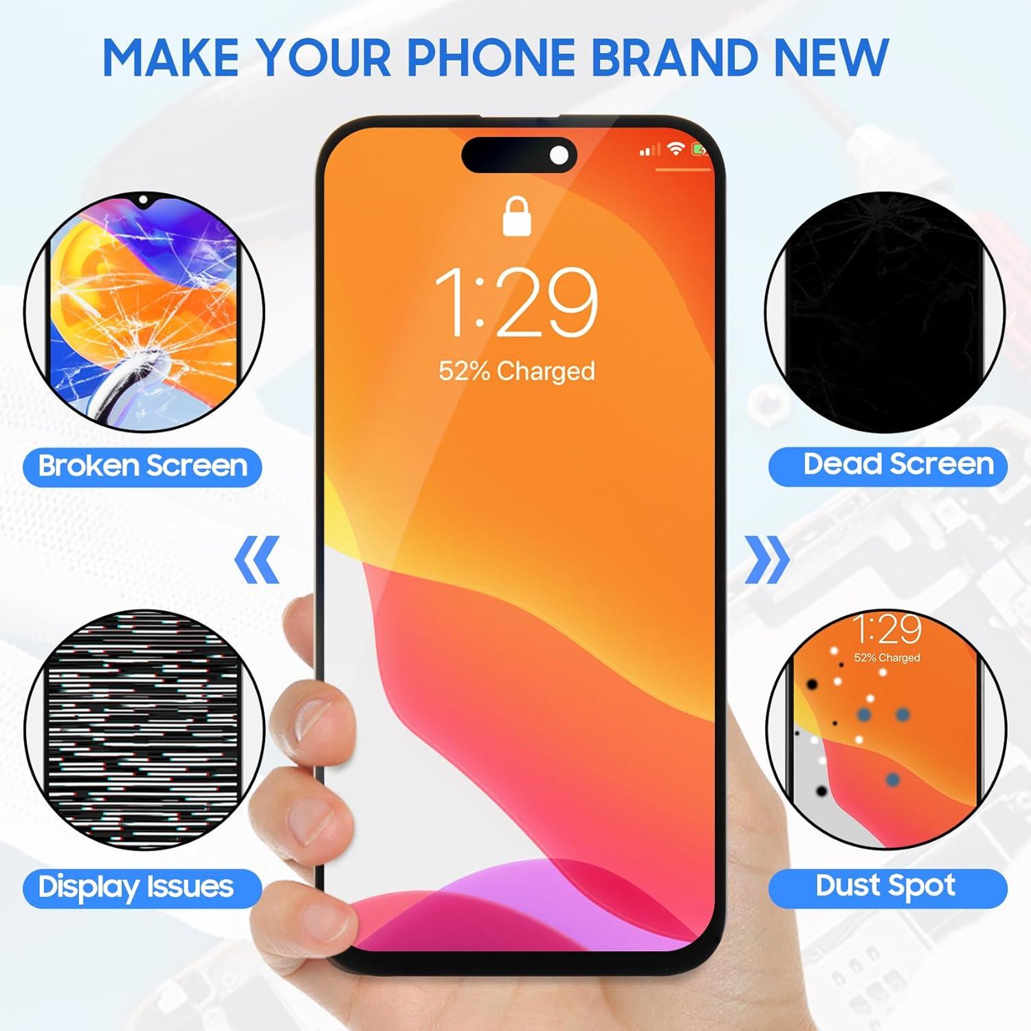 Pantalla LCD OLED A-MIND para iPhone 15 Plus 6.7" Reemplazo