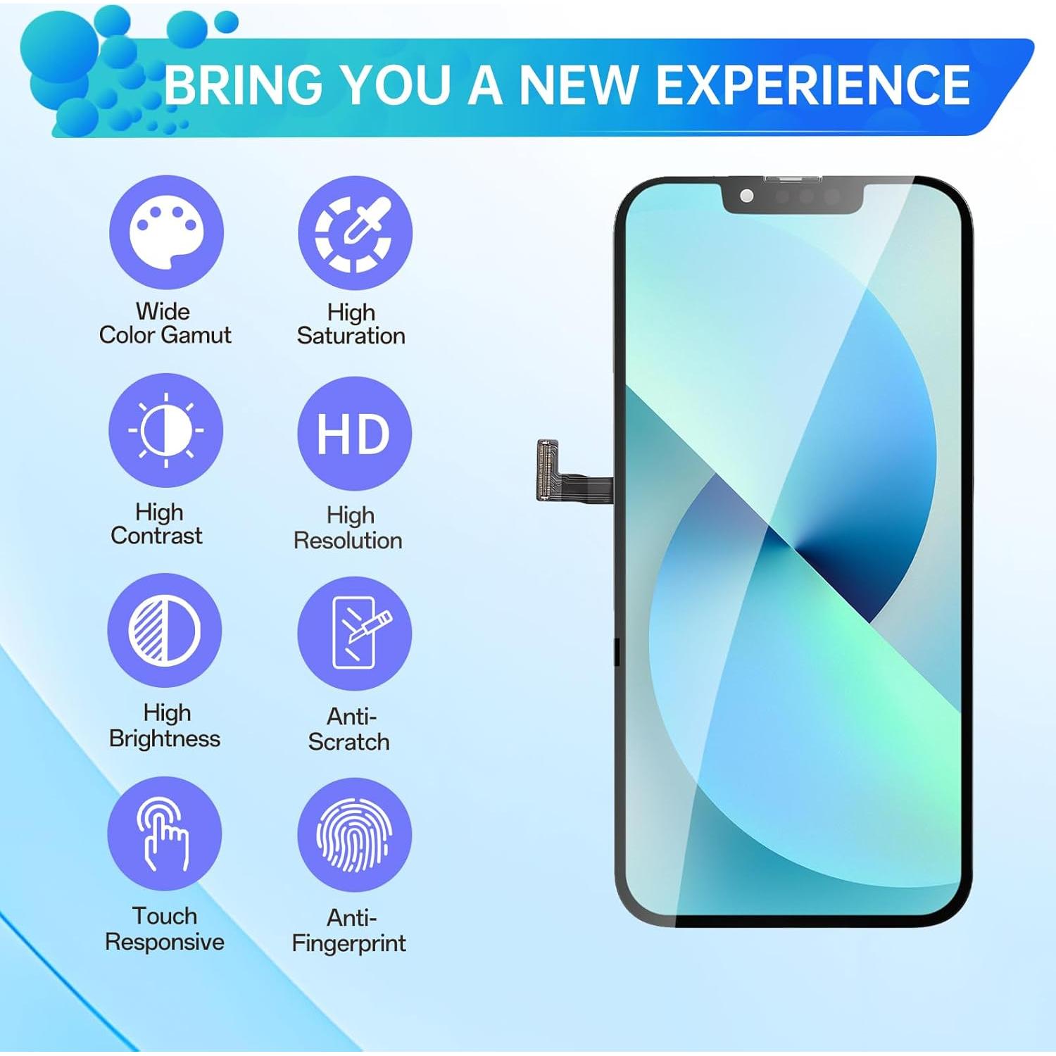 Reemplazo Pantalla iPhone 13 Pro Max DGSCSMY 6.7" LCD Kit Completo