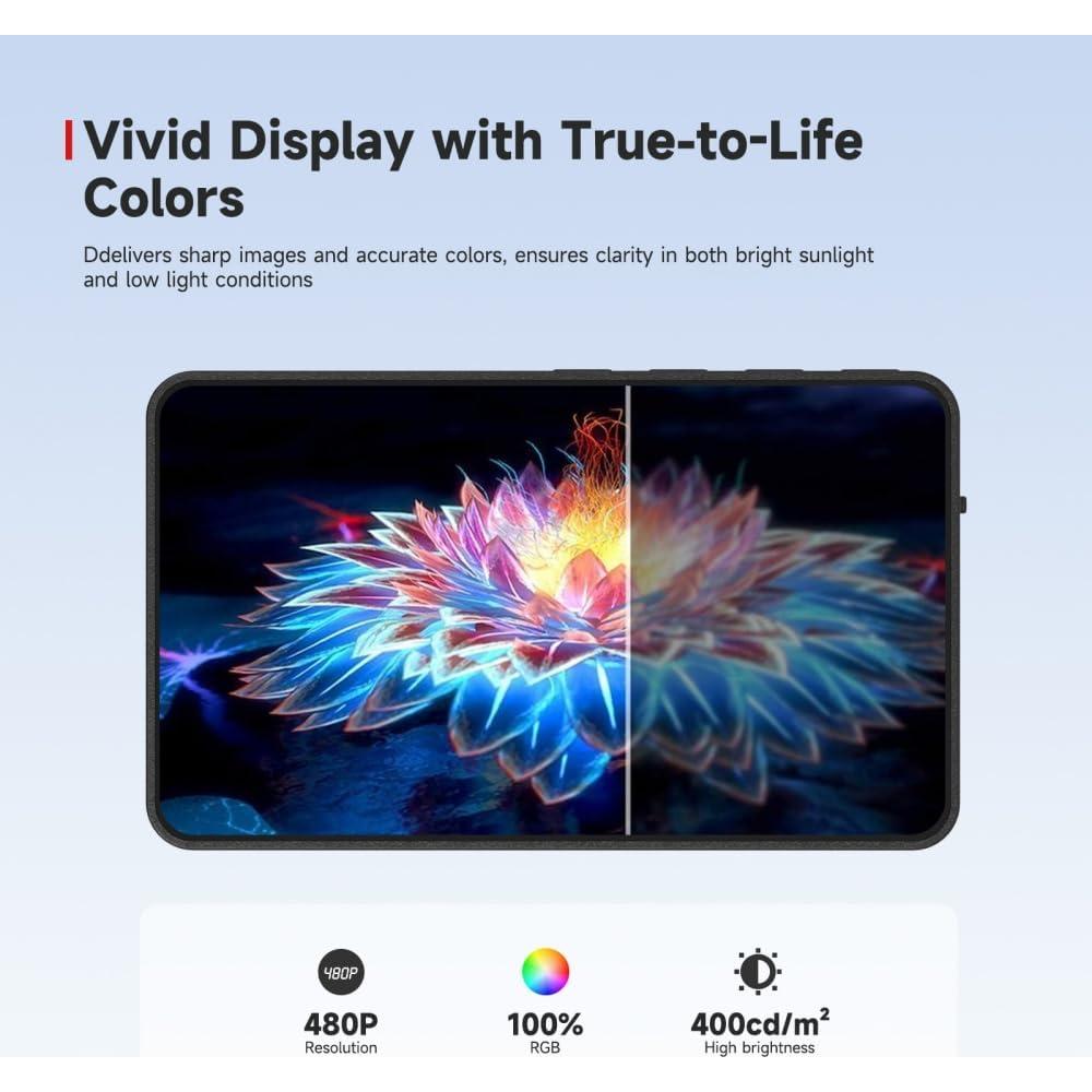 Monitor de selfie SYNCO Xview M4 para iPhone y Android