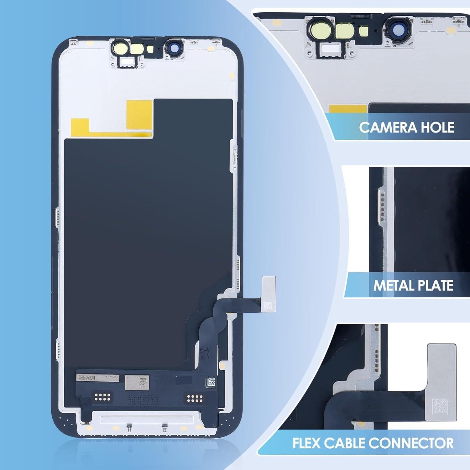 LCD Reemplazo Pantalla Táctil iPhone 13 6.1" YND Kit Herramientas