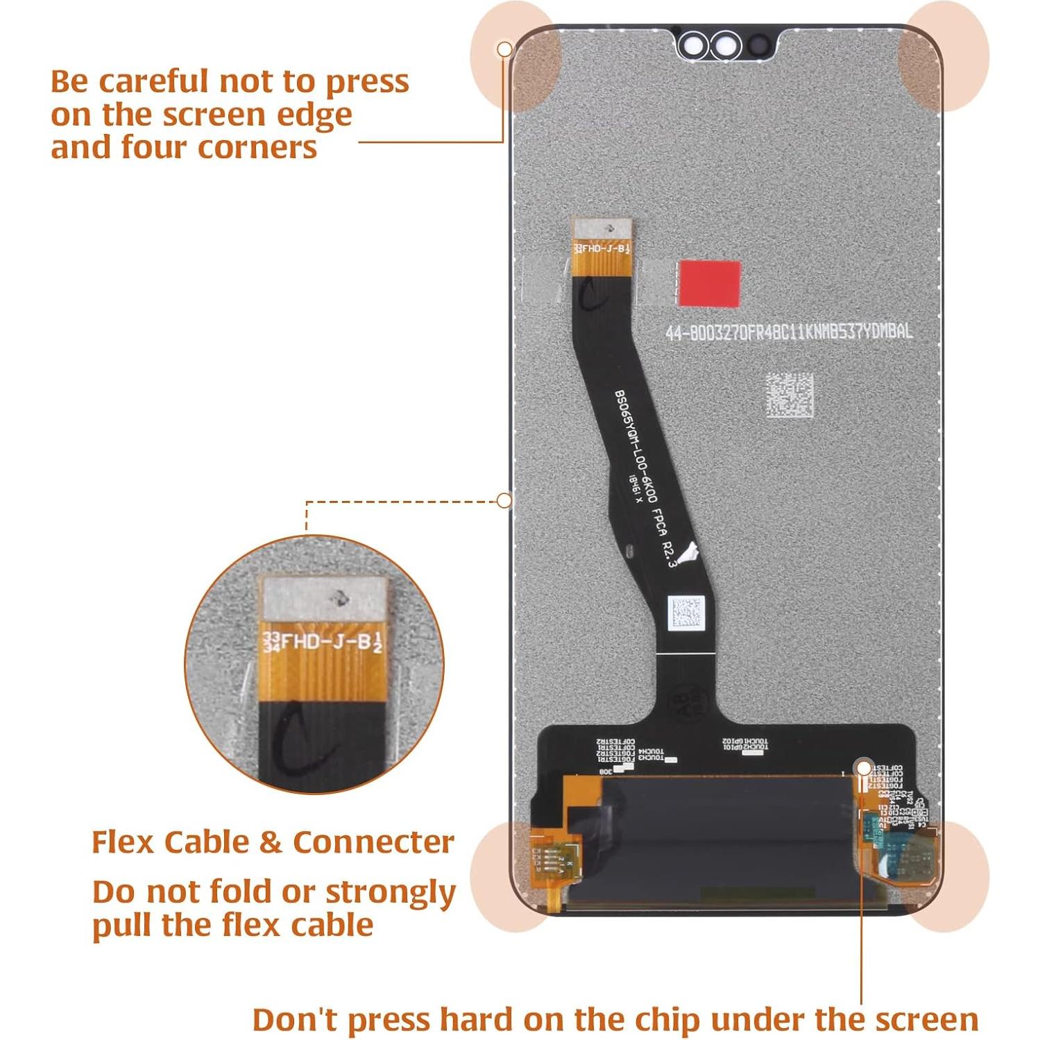 Reemplazo Pantalla LCD Huawei Honor 8X Negro 16.51 cm