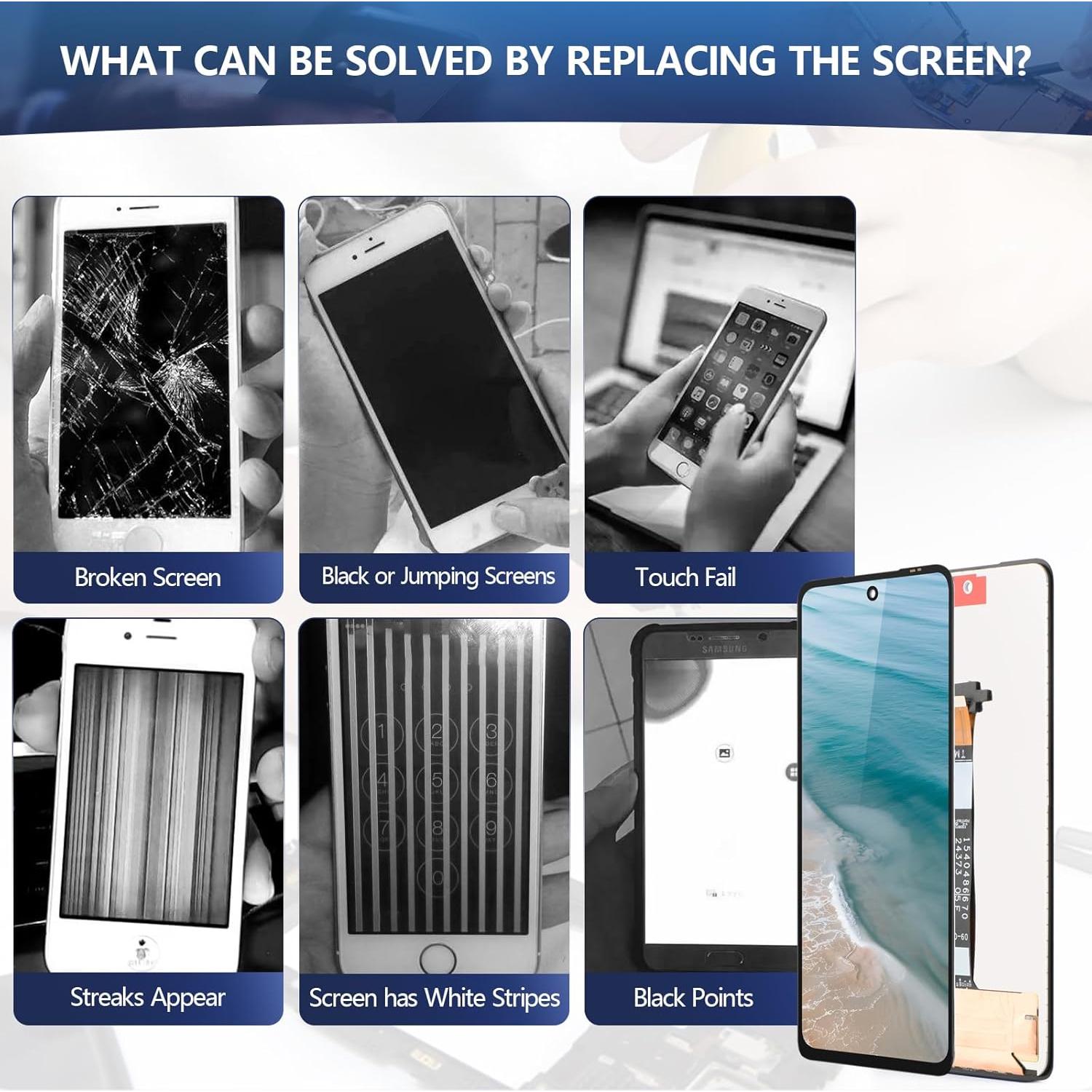 Reemplazo Pantalla LCD Táctil para Motorola Moto G Power 5G 2025