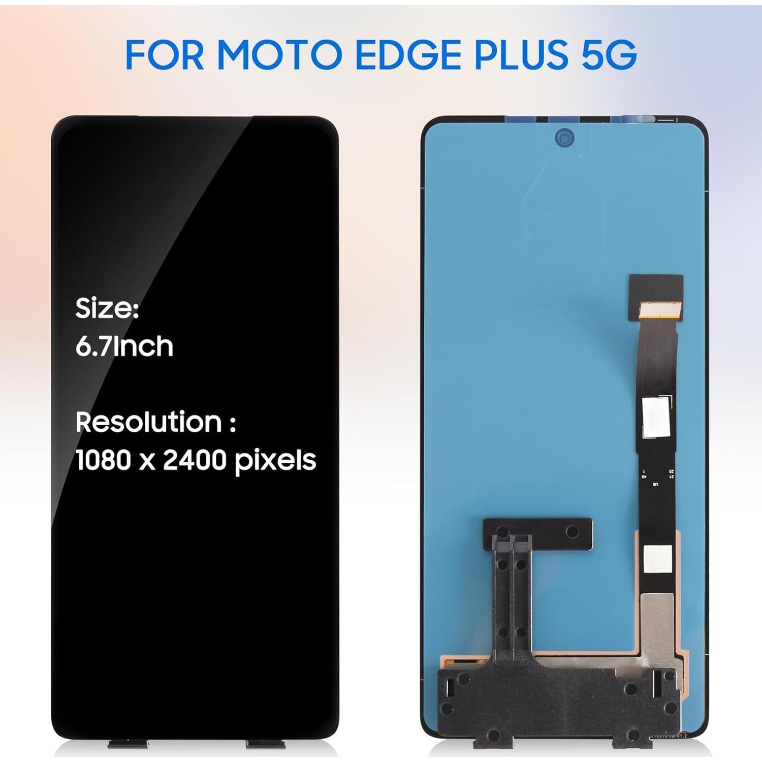 Reemplazo Pantalla TFT Motorola Moto Edge+ 5G UW 2022 Negro