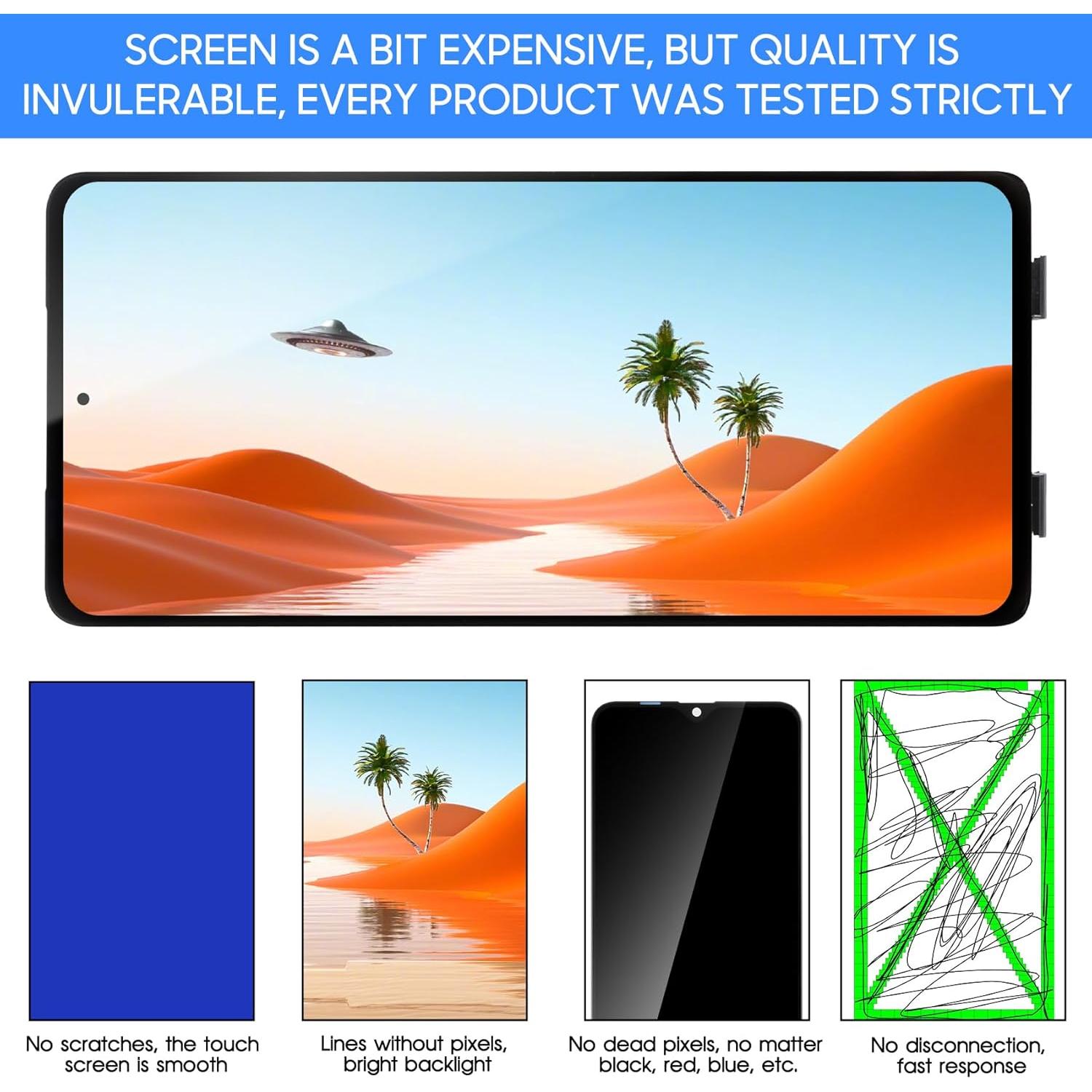 Reemplazo Pantalla TFT Motorola Moto Edge+ 5G UW 2022 Negro