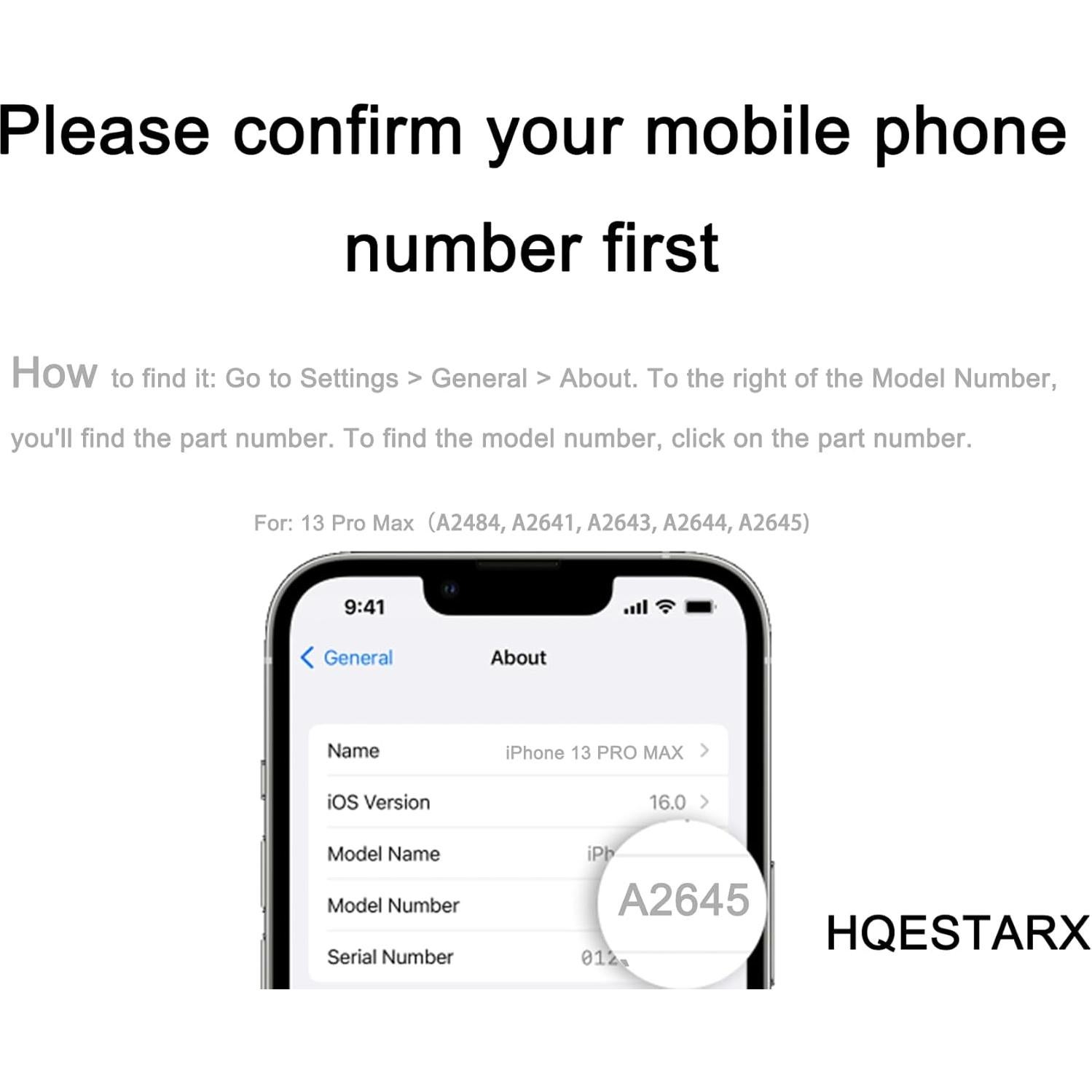 Reemplazo Pantalla LCD iPhone 13 Pro Max 6.7" Stars Digital