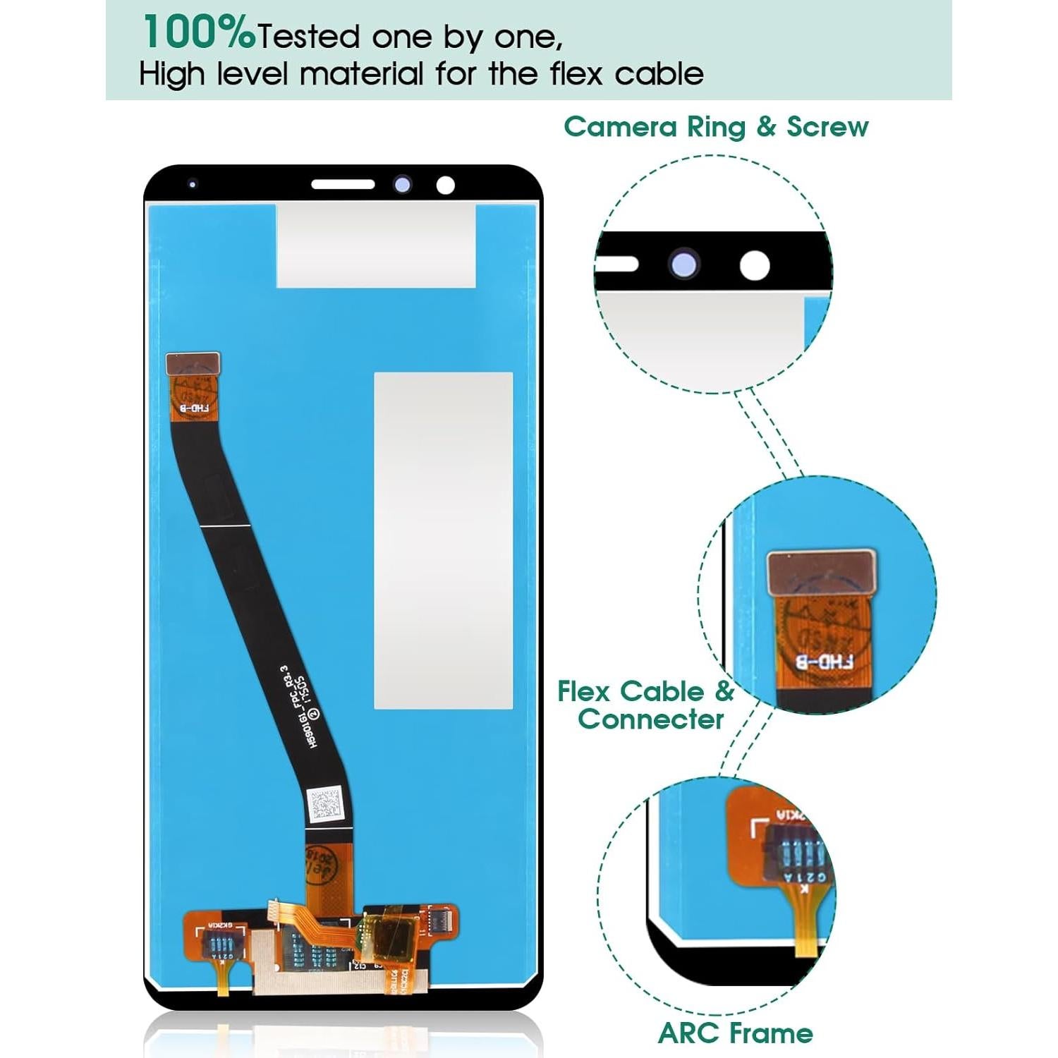 Reemplazo Pantalla LCD Huawei Mate SE/Honor 7X Negro 5.93"