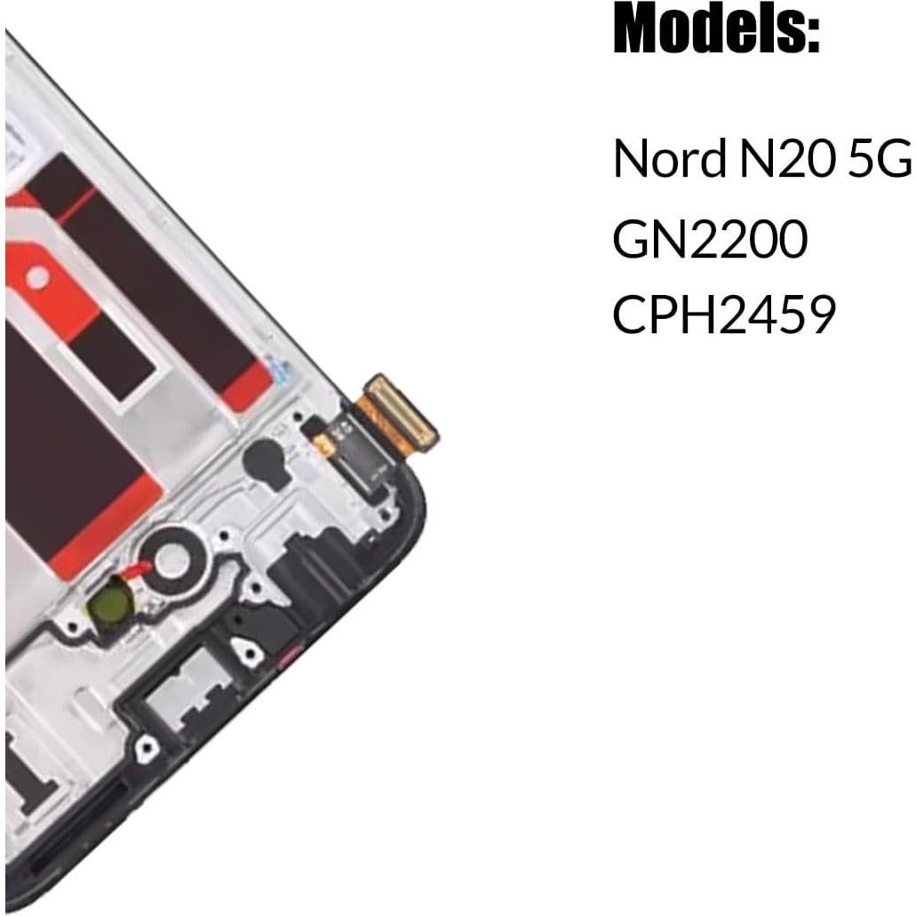 Pantalla LCD de Reemplazo OnePlus Nord N20 5G con Marco