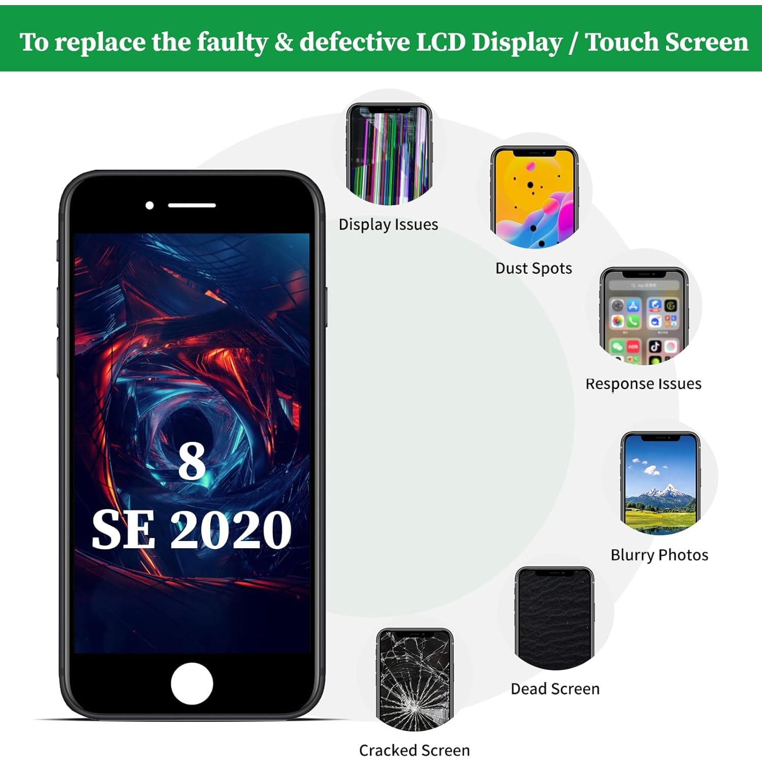 Reemplazo Pantalla LCD iPhone 8 / SE 2020 - Kit Reparación