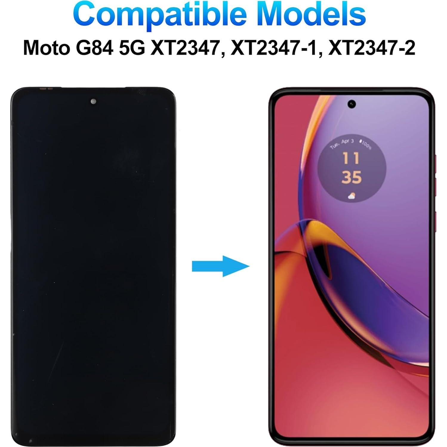 Pantalla OLED Motorola Moto G84 5G 6.5" con Herramientas