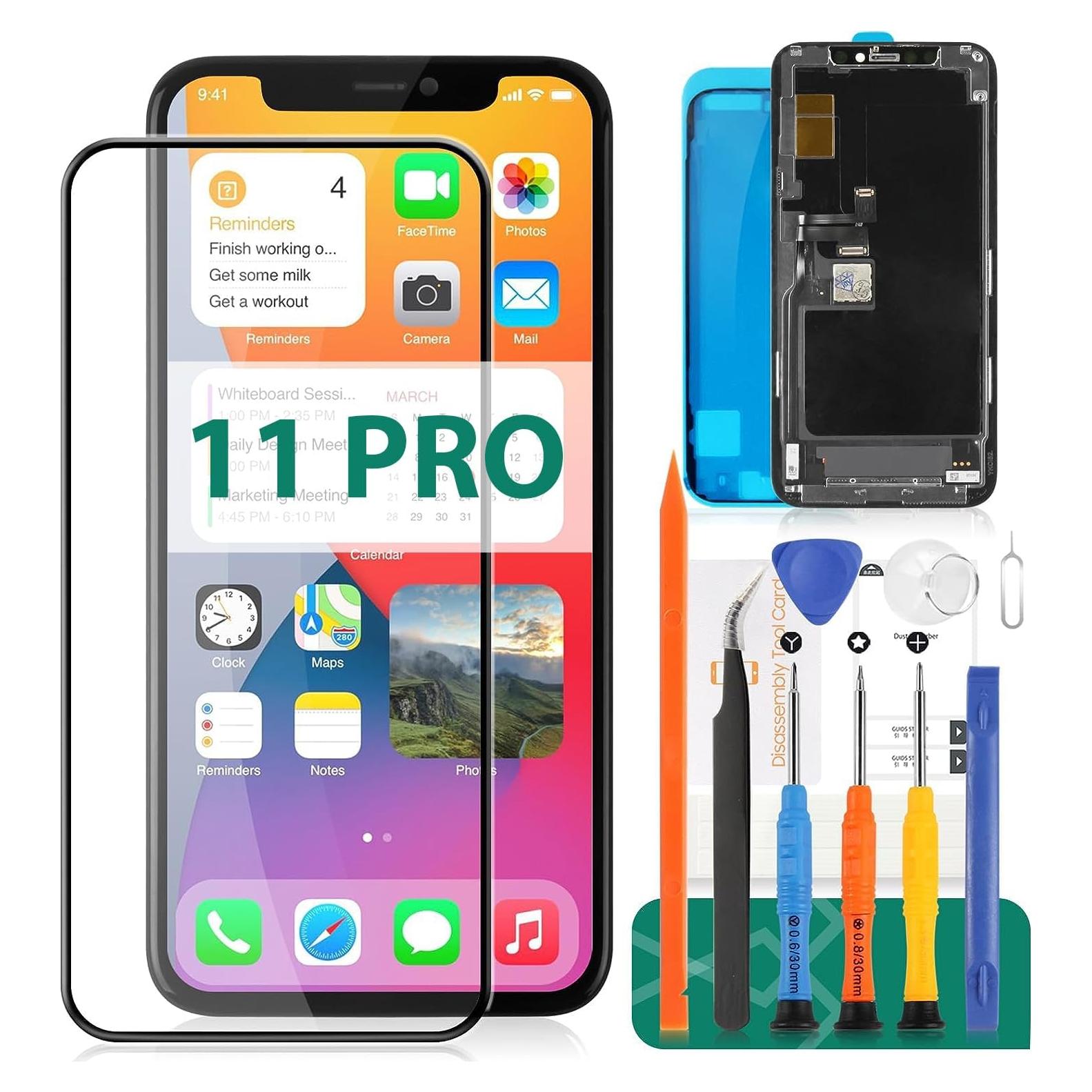 Reemplazo Pantalla LCD Táctil iPhone 11 Pro SRJTEK Negro 5.8"