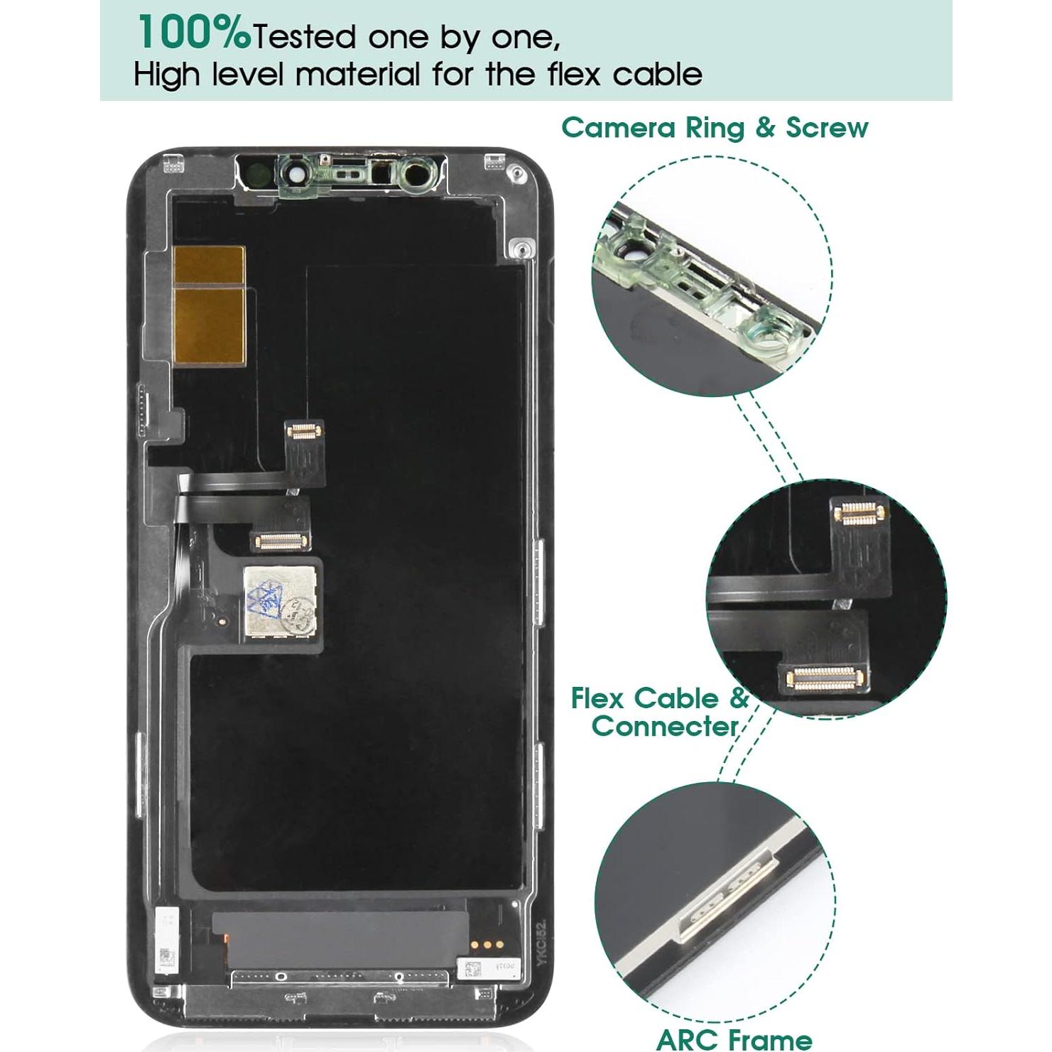 Reemplazo Pantalla LCD Táctil iPhone 11 Pro SRJTEK Negro 5.8"