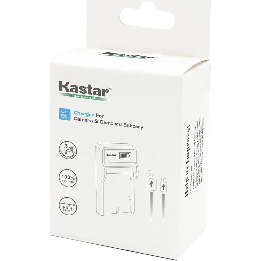 Cargador LCD Slim Kastar para Panasonic DMW-BCH7 y Lumix