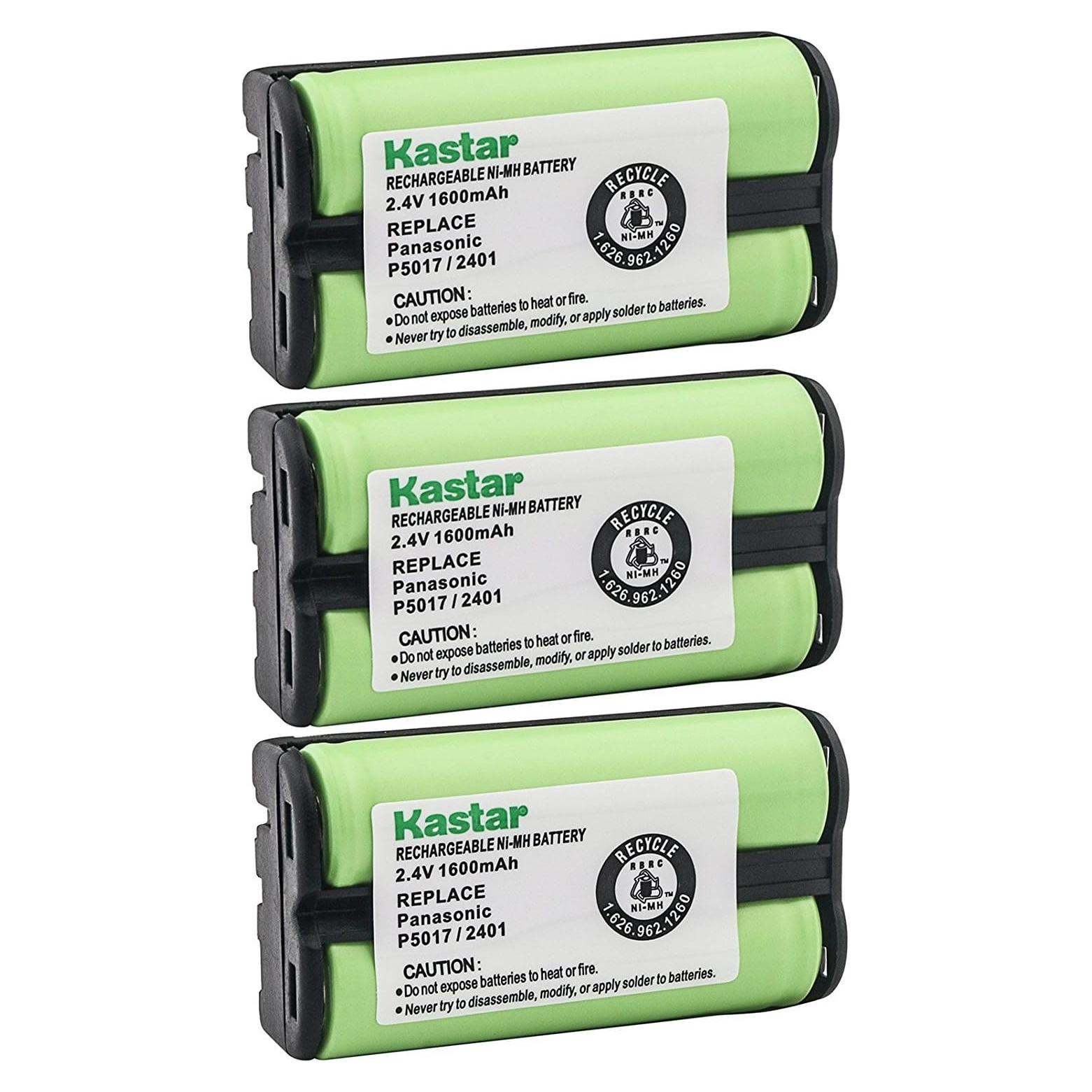 Batería Inalámbrica Kastar 2.4V 1600mAh Paquete de 3