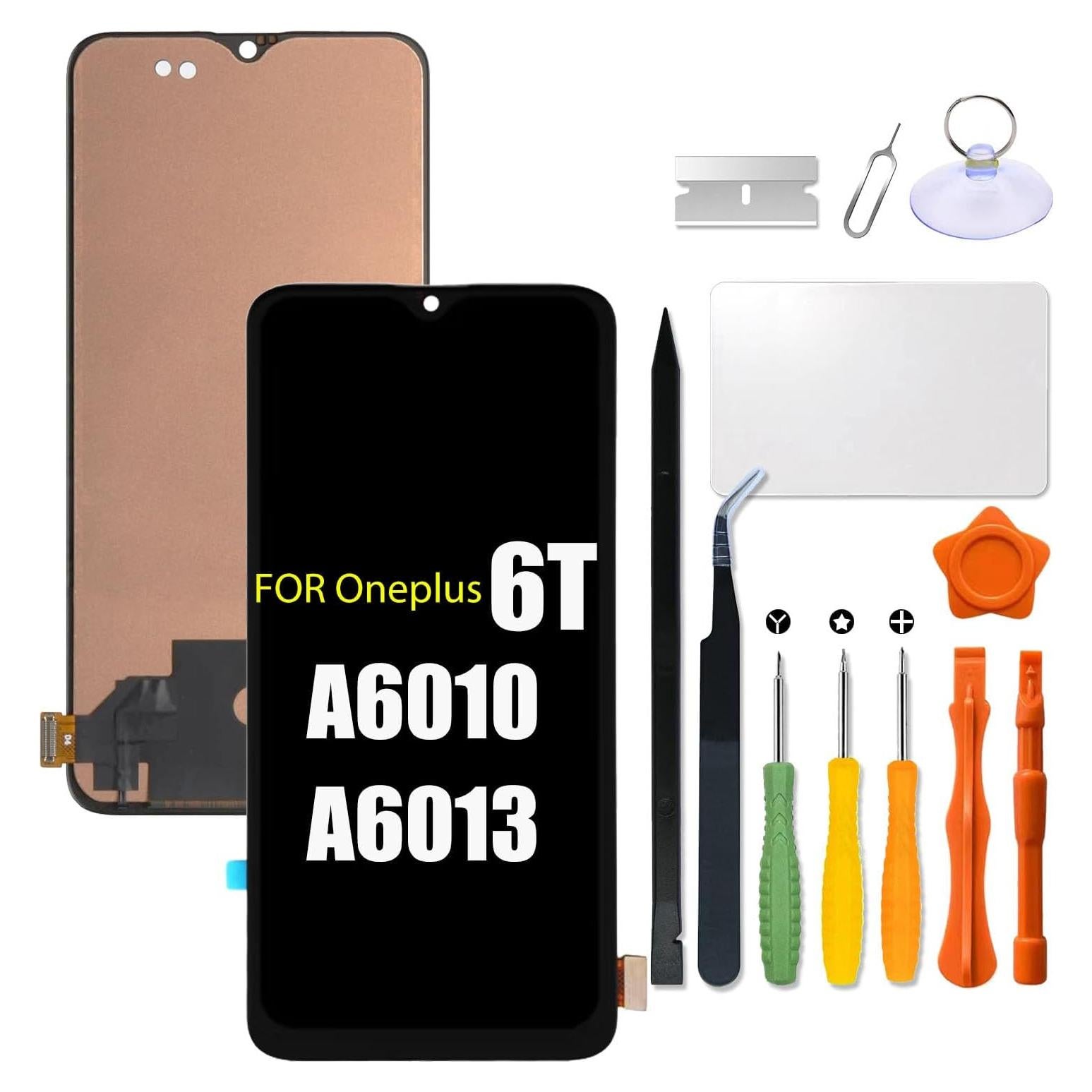 Pantalla LCD de Reemplazo OnePlus 6T A6010 A6013 con Kit