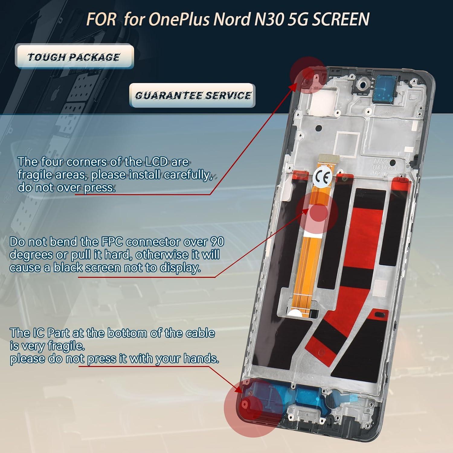 Reemplazo Pantalla LCD OnePlus Nord N30 5G CPH2513 CPH2515