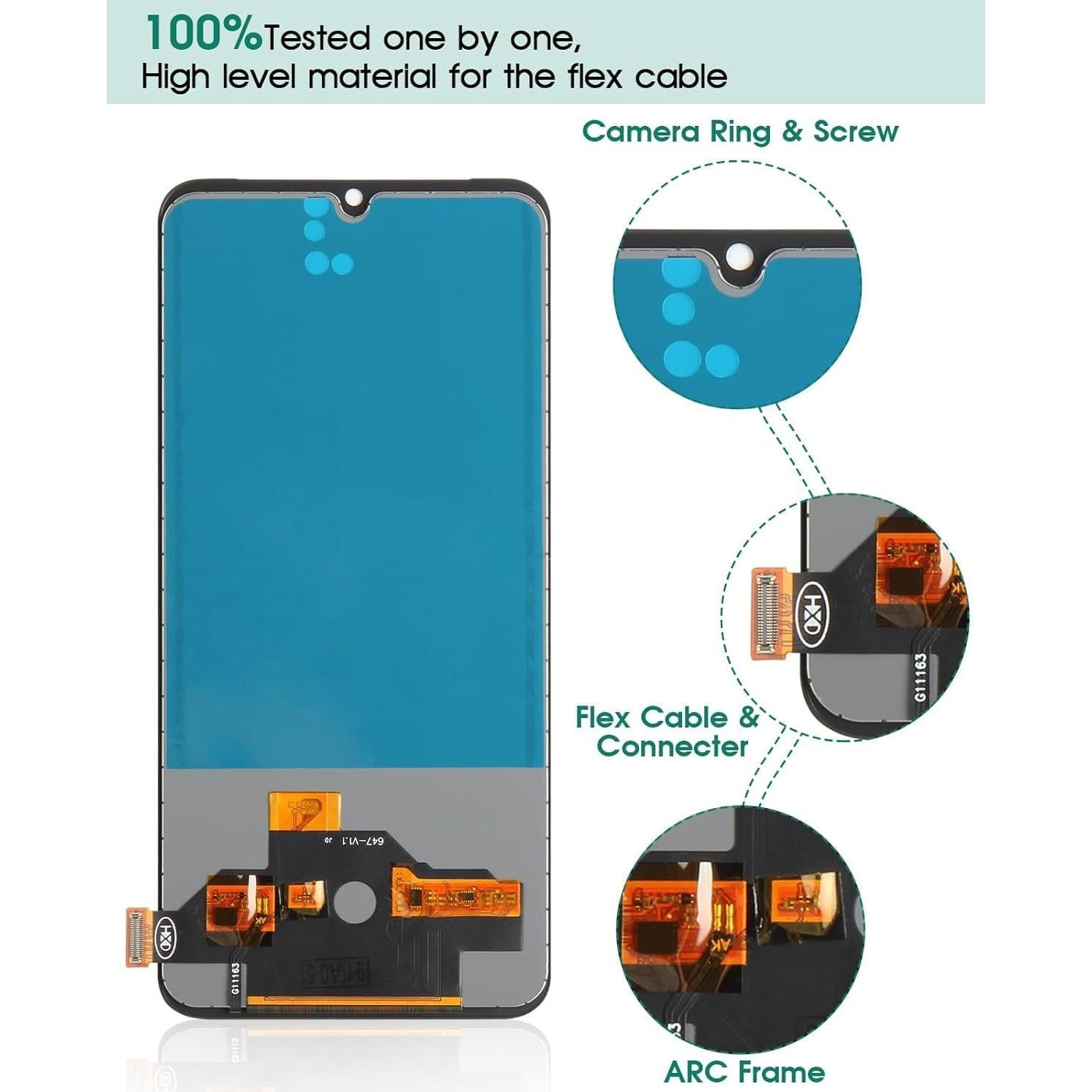 Reemplazo Pantalla LCD Oneplus 7 SRJTEK 6.41" Sin Huella