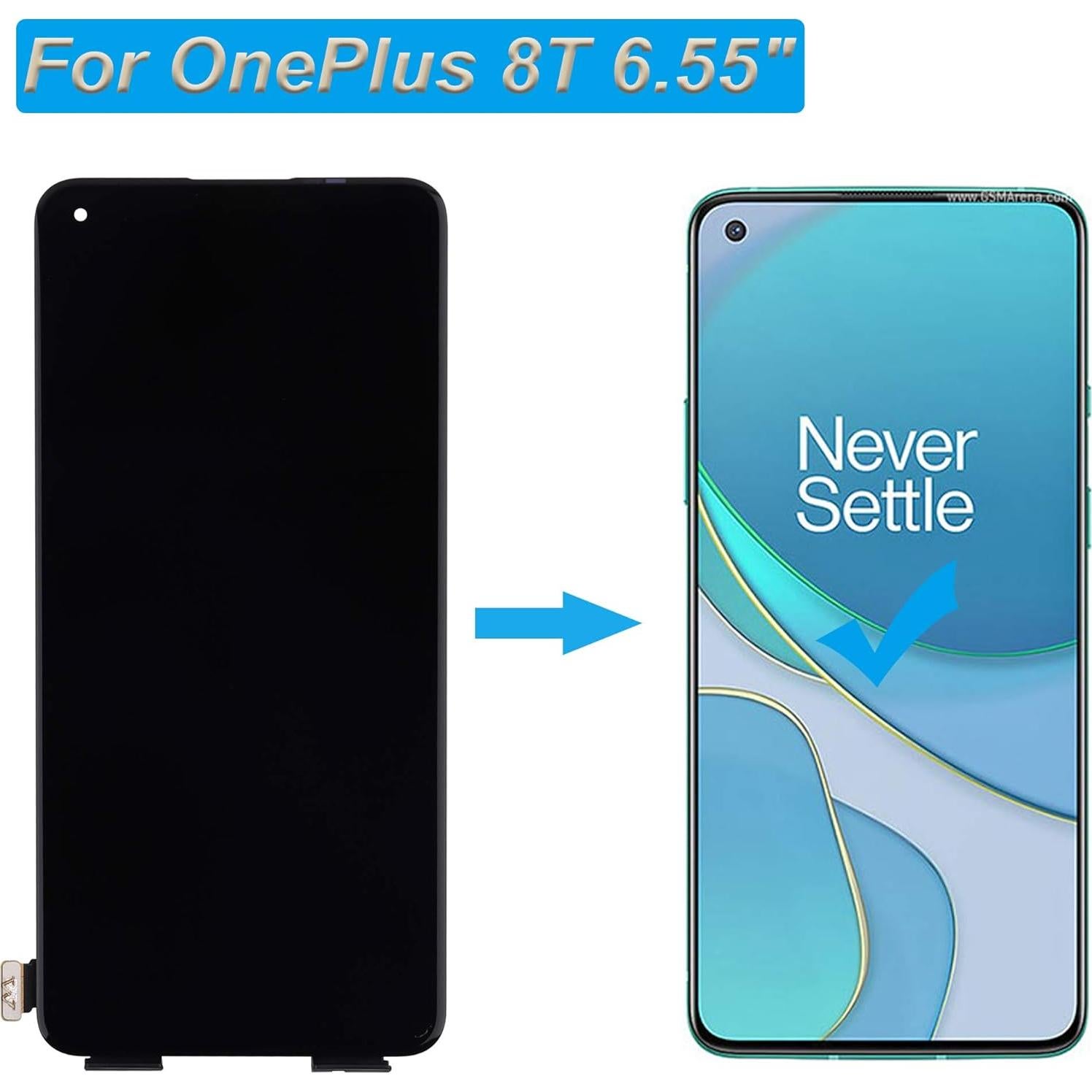 Pantalla LCD OnePlus 8T KB2001 6.55" + Herramientas Incluidas