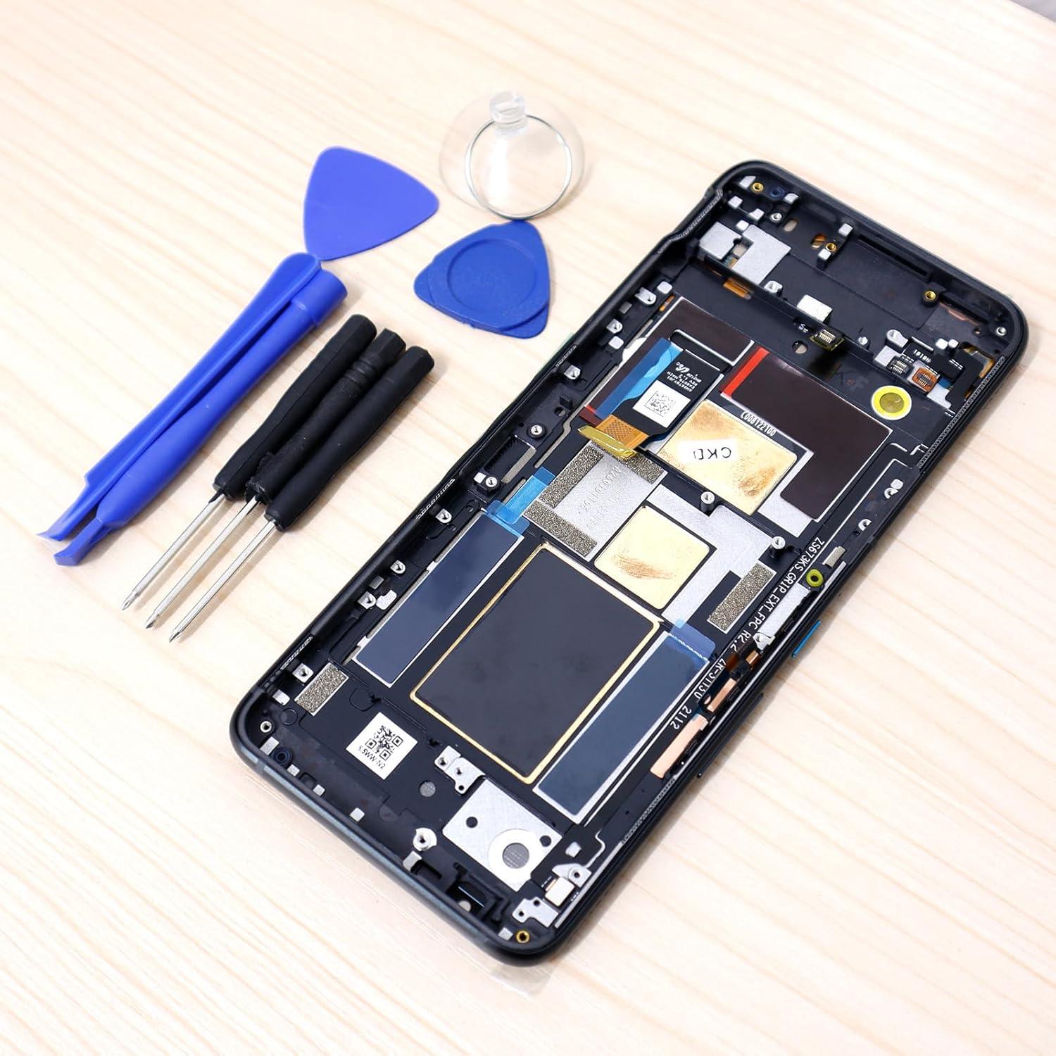 Pantalla Táctil Reemplazo para ASUS ROG Phone 5/5S/5 Pro Negra