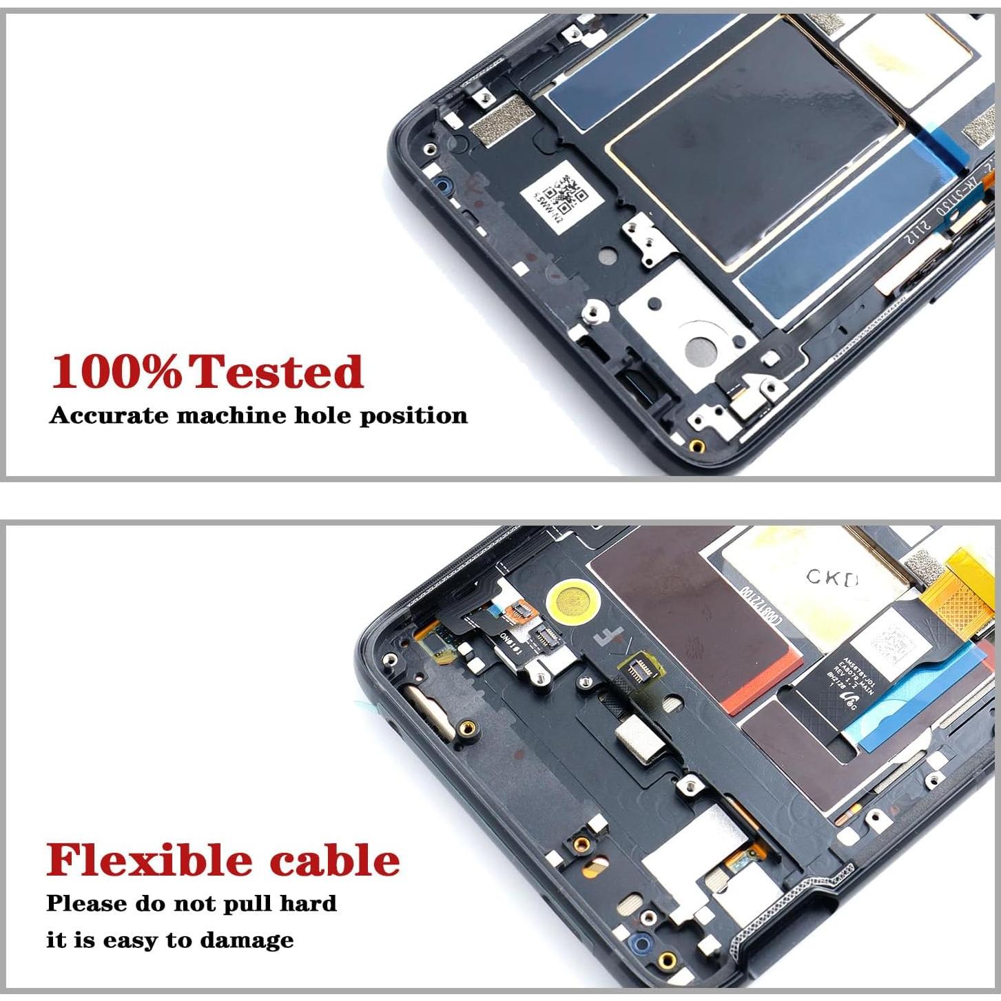 Pantalla Táctil Reemplazo para ASUS ROG Phone 5/5S/5 Pro Negra