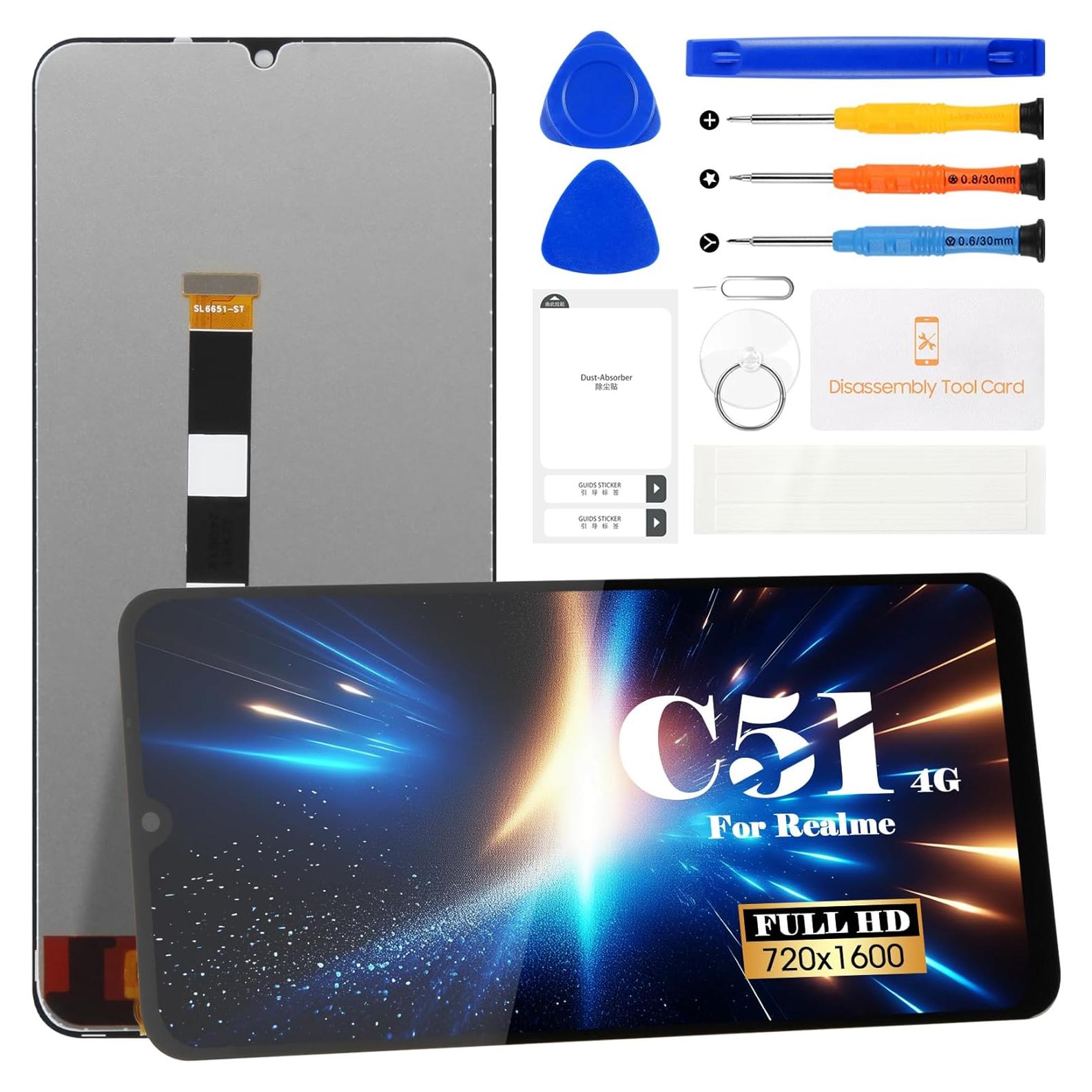 Reemplazo Pantalla Táctil LCD Realme C51 RMX3830 6.74"