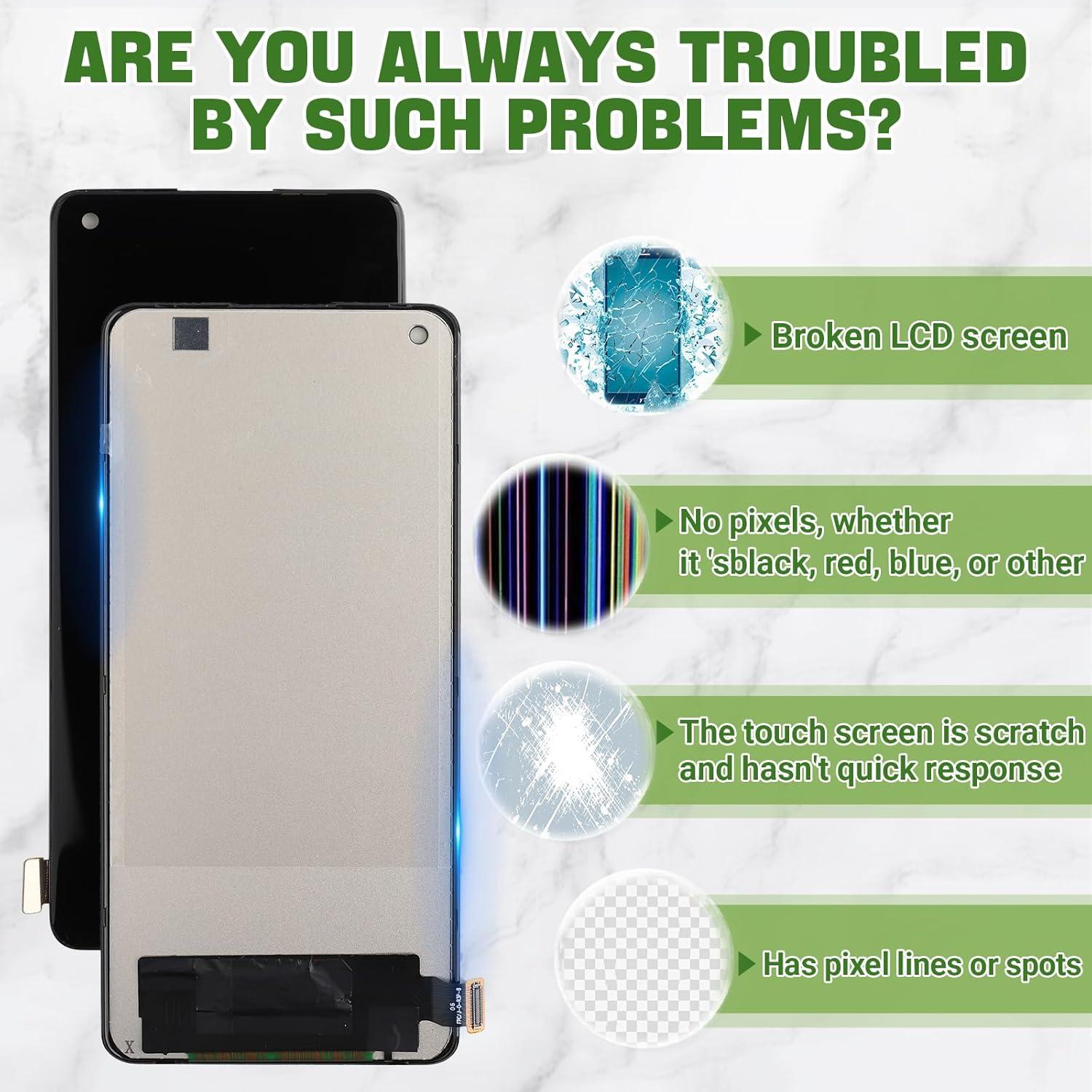 Reemplazo Pantalla LCD TFT Oneplus 8 5G Negro con Herramientas