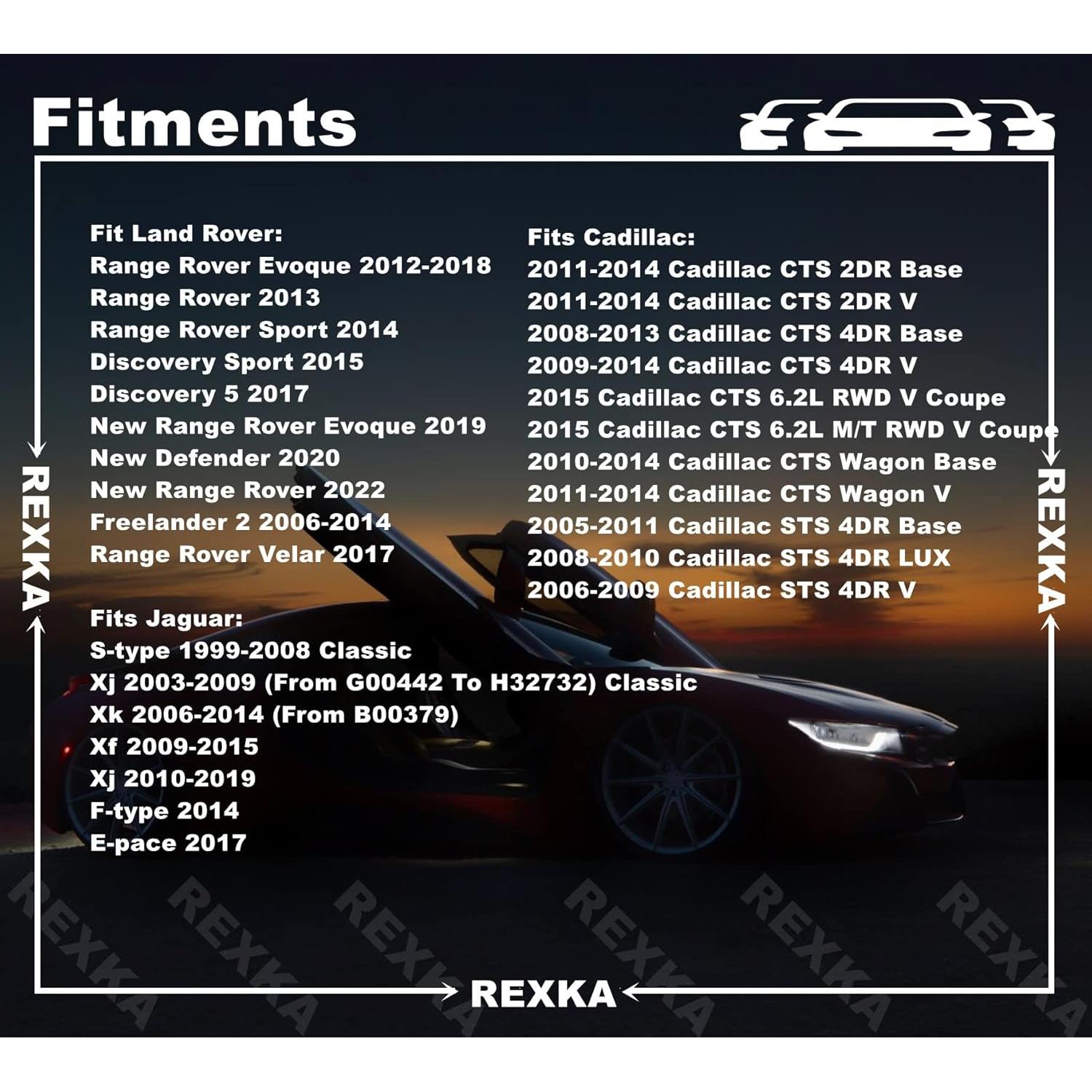 25 Clips de Retención de Panel Lateral Rexka para Land Rover