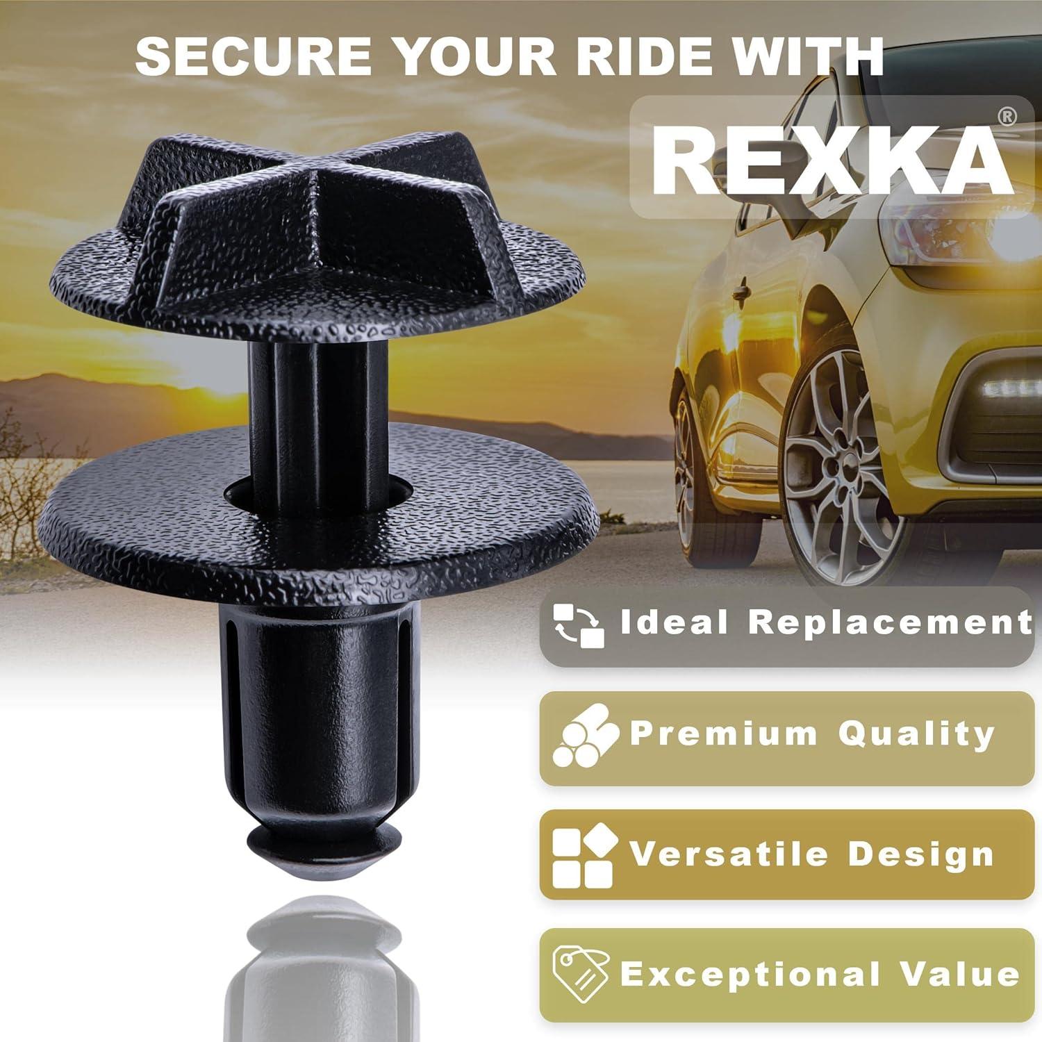 25 Clips de Retención de Panel Lateral Rexka para Land Rover