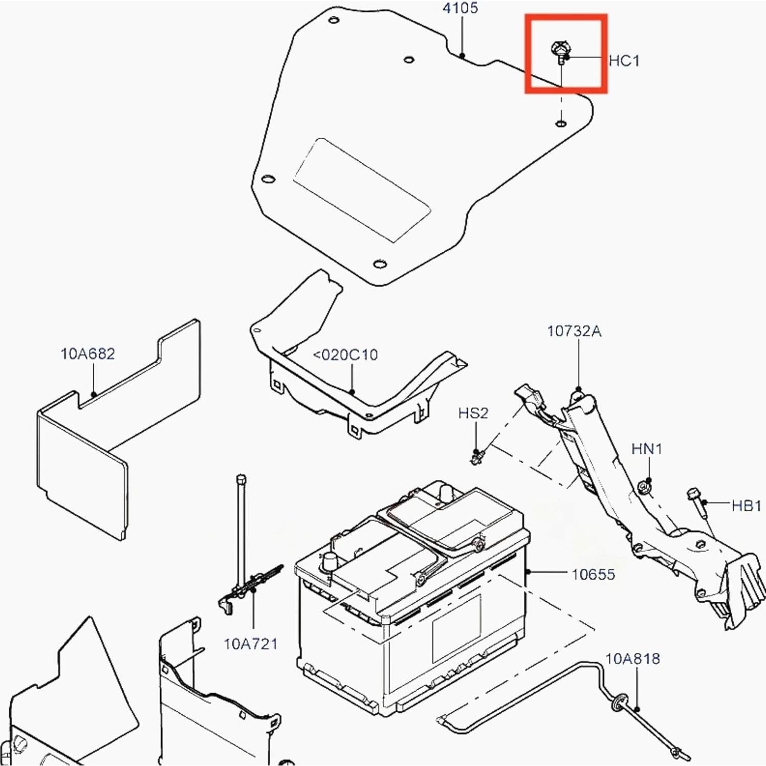 25 Clips de Retención de Panel Lateral Rexka para Land Rover