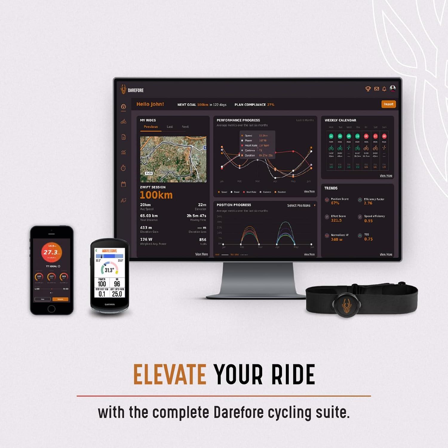 Sensor de Posición Darefore DCSS1 para Ciclismo y Triatlón