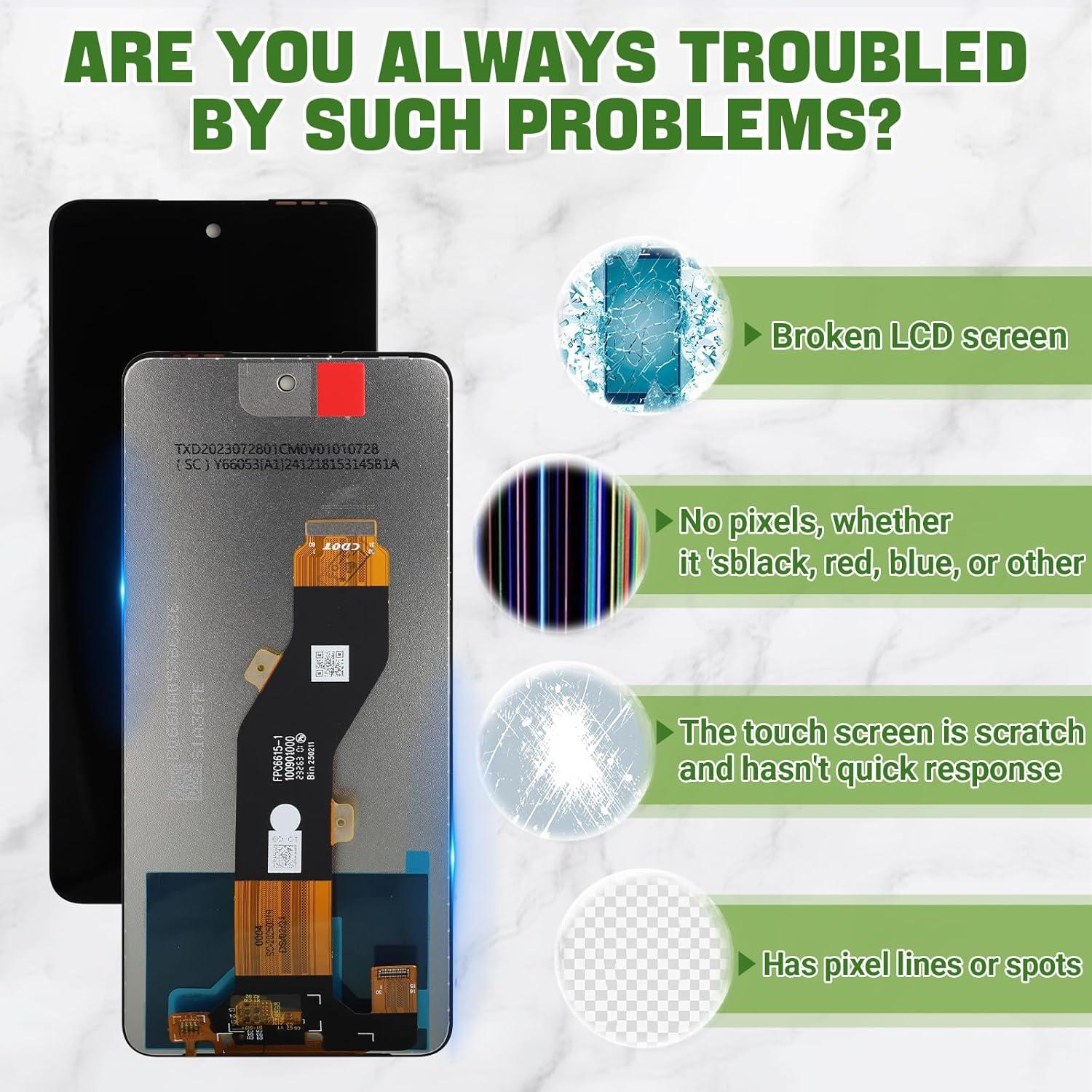 Reemplazo Pantalla LCD Infinix Smart 8 X6525 Negro 16.76 cm