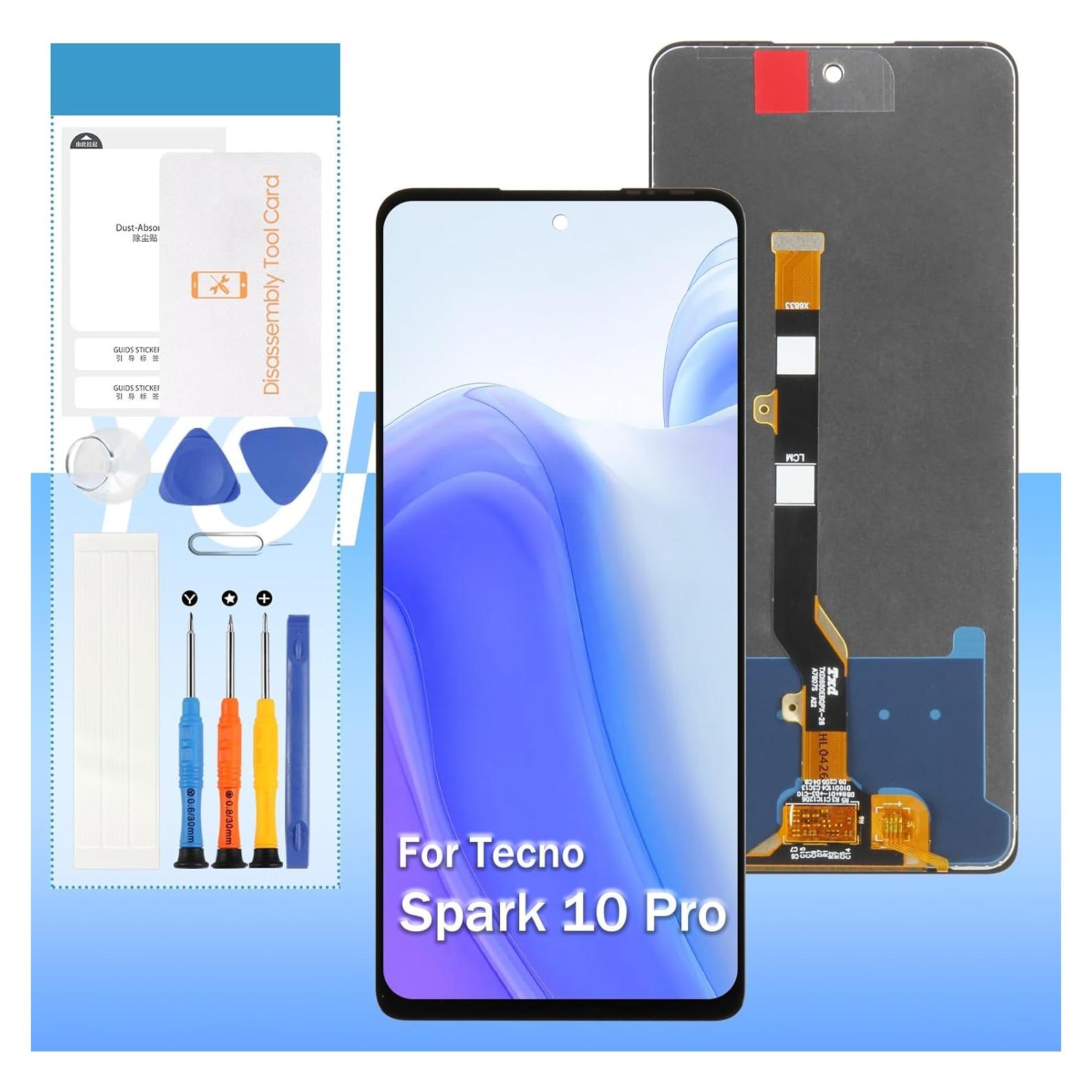 Reemplazo Pantalla LCD Tecno Spark 10 Pro / K17 6.8" Táctil