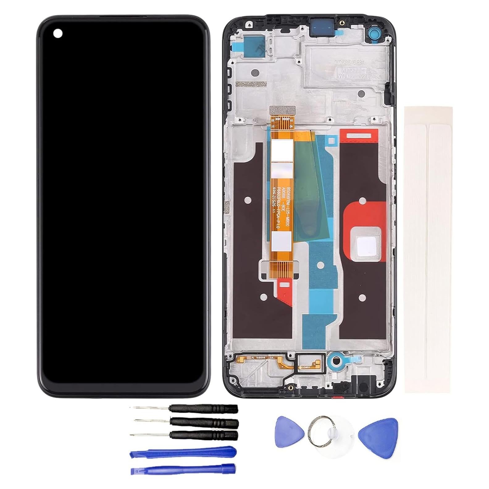 Reemplazo LCD Jaytong para OP-PO Realme 8i RMX3151 Pantalla Táctil Negra