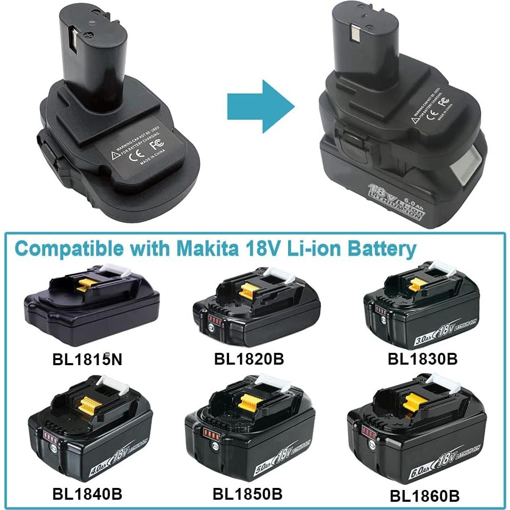 Adaptador de Batería 18V Makita para NiCad y NiMh
