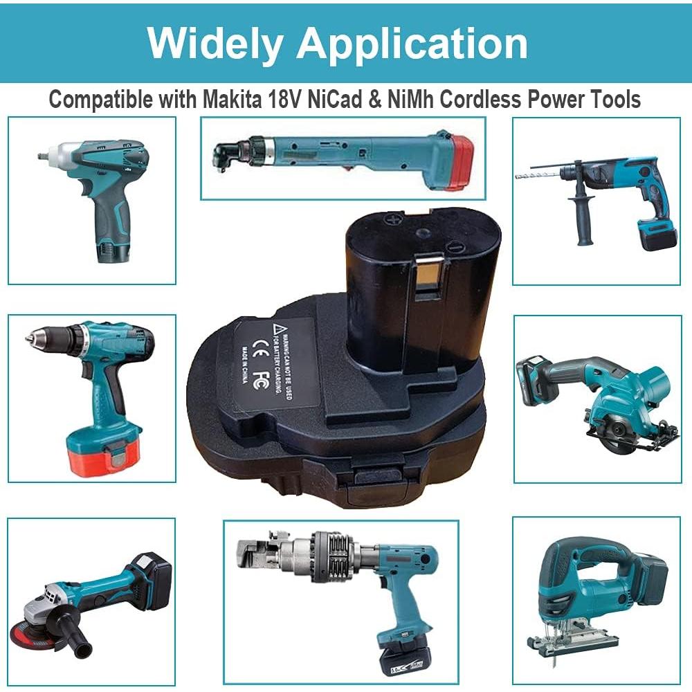 Adaptador de Batería 18V Makita para NiCad y NiMh
