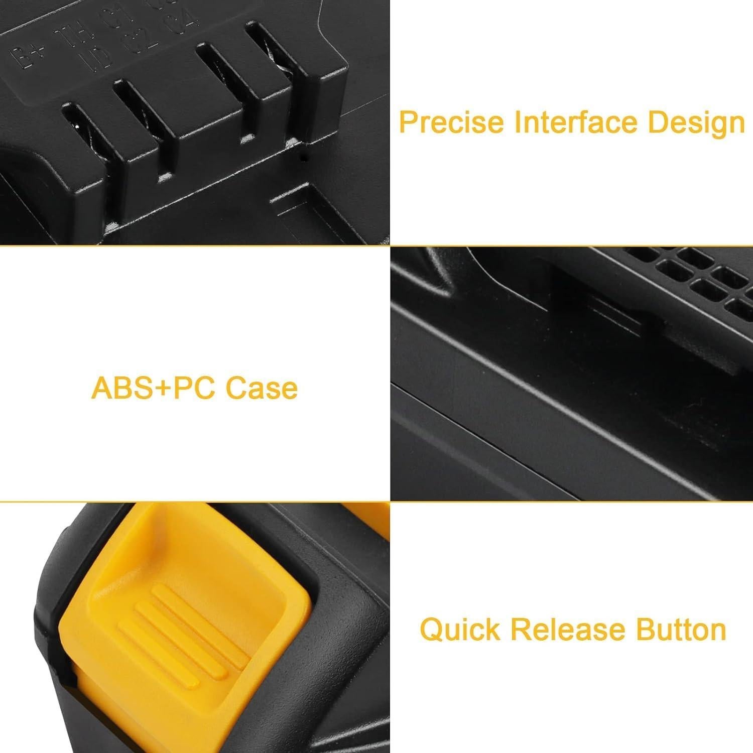 Adaptador de Batería Milwaukee M18 a Dewalt 20V DCB200