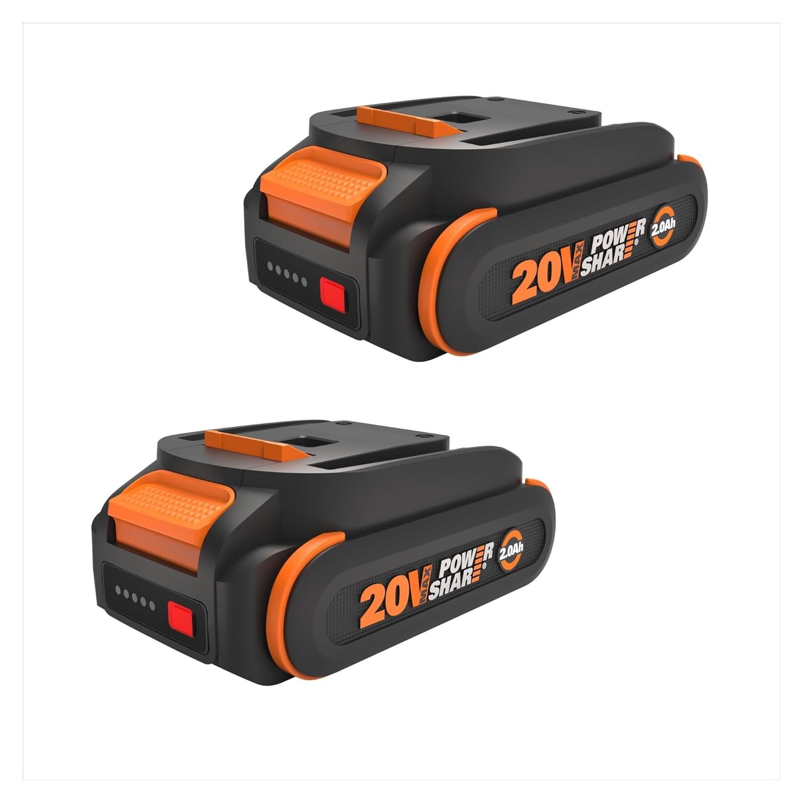 Batería Worx PowerShare 20V 2.0Ah - 2 Pcs Litio-Ion