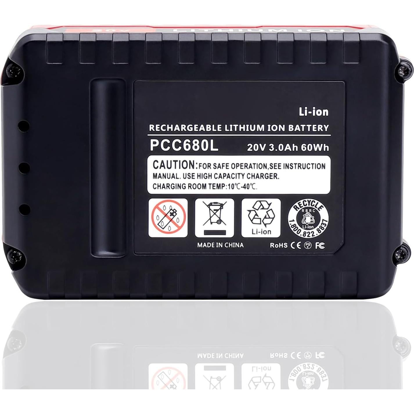 Batería Litio 20V 3.0Ah Elefly PCC680L Compatible Porter Cable