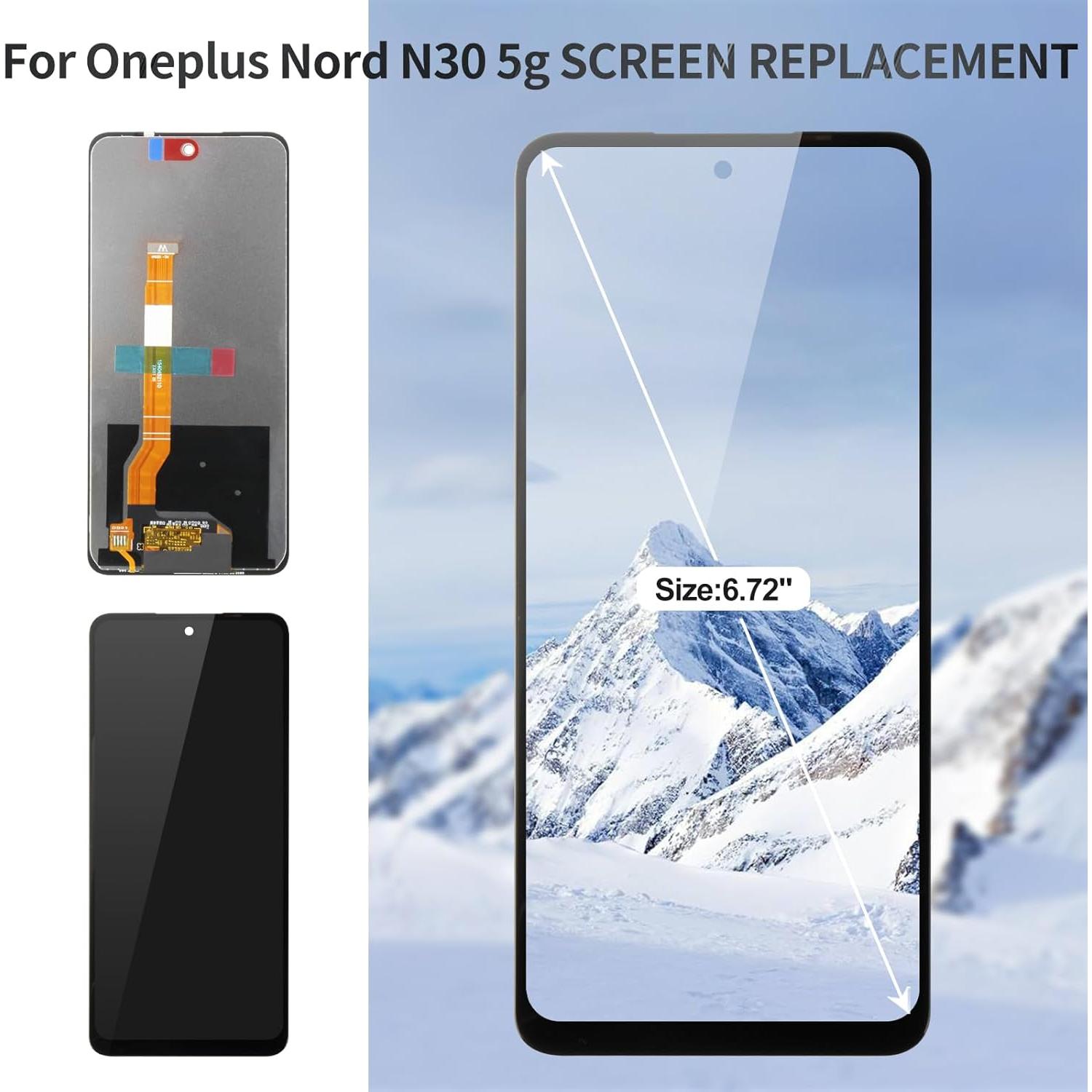 Pantalla LCD Digitalizador para OnePlus Nord N30 5G CPH2515 Negro