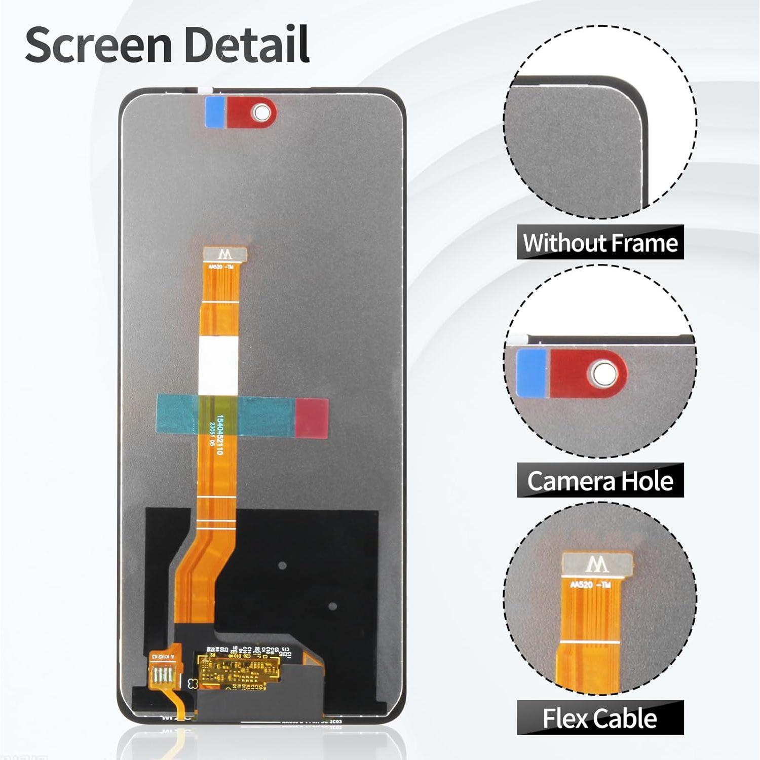 Pantalla LCD Digitalizador para OnePlus Nord N30 5G CPH2515 Negro