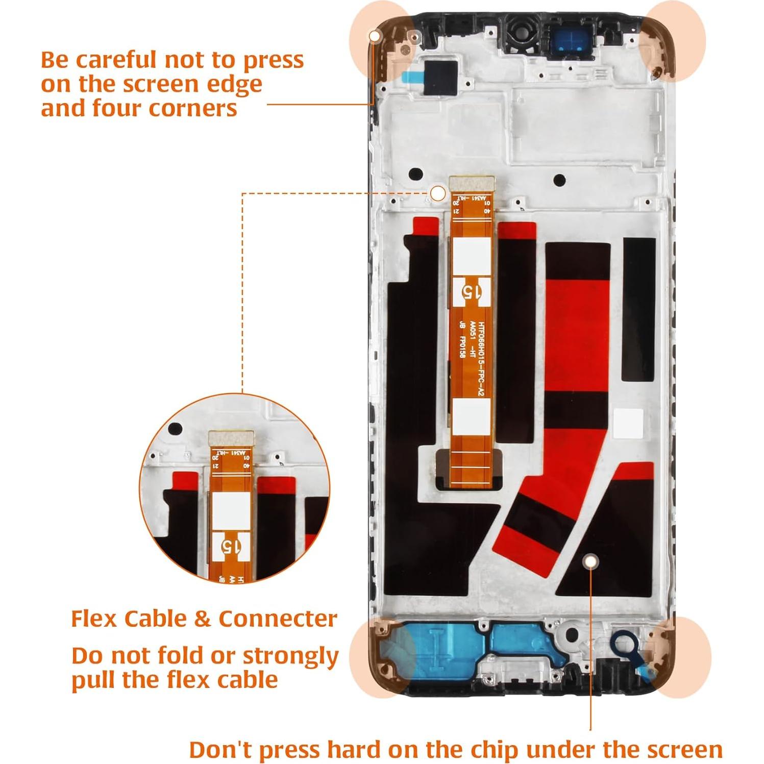 Pantalla LCD IPS A-MIND para OPPO A38 4G CPH2579 6.56"