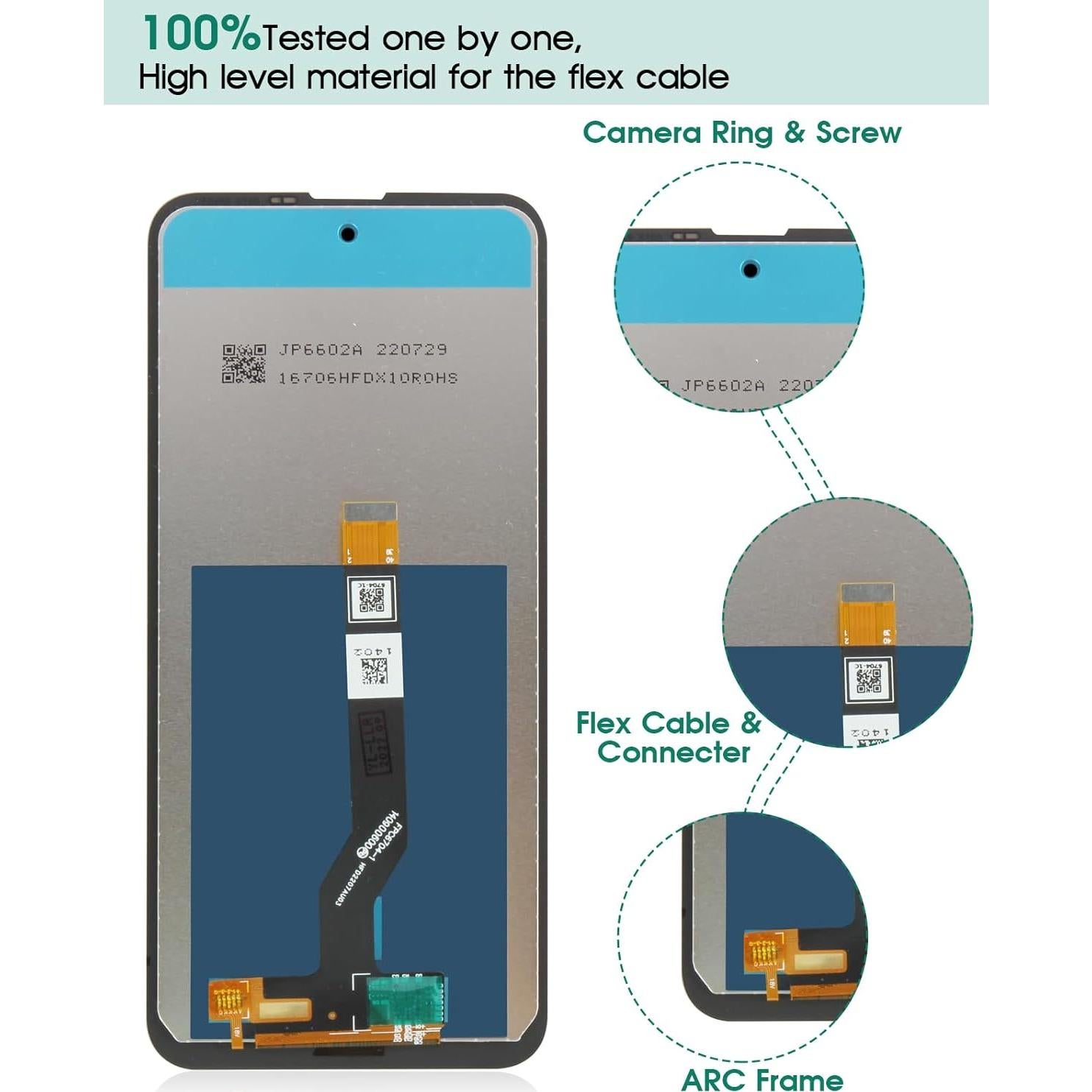 Reemplazo Pantalla LCD Nokia X100 6.67" 1080x2400 SRJTEK